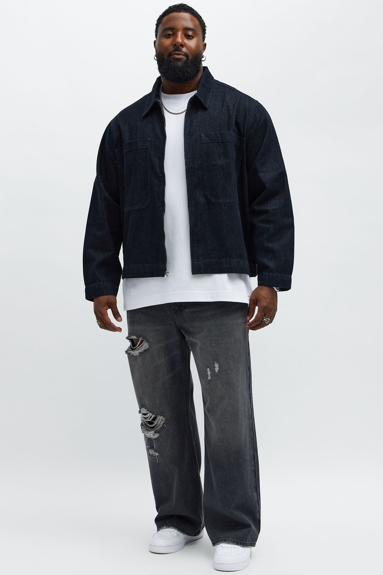 Midnight Rider Work Denim Jacket - Indigo