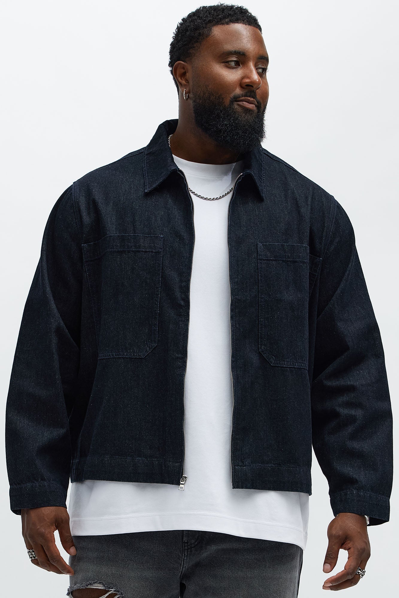 Midnight Rider Work Denim Jacket - Indigo