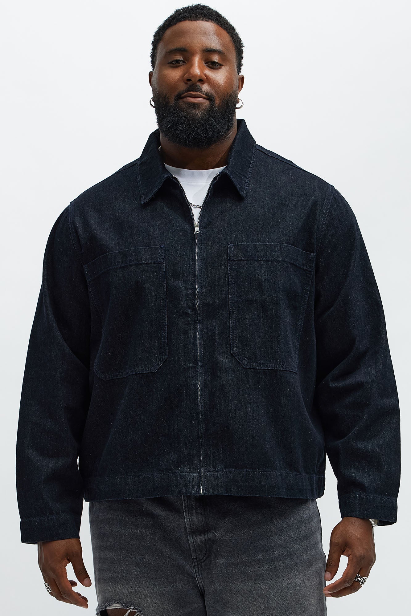 Midnight Rider Work Denim Jacket - Indigo