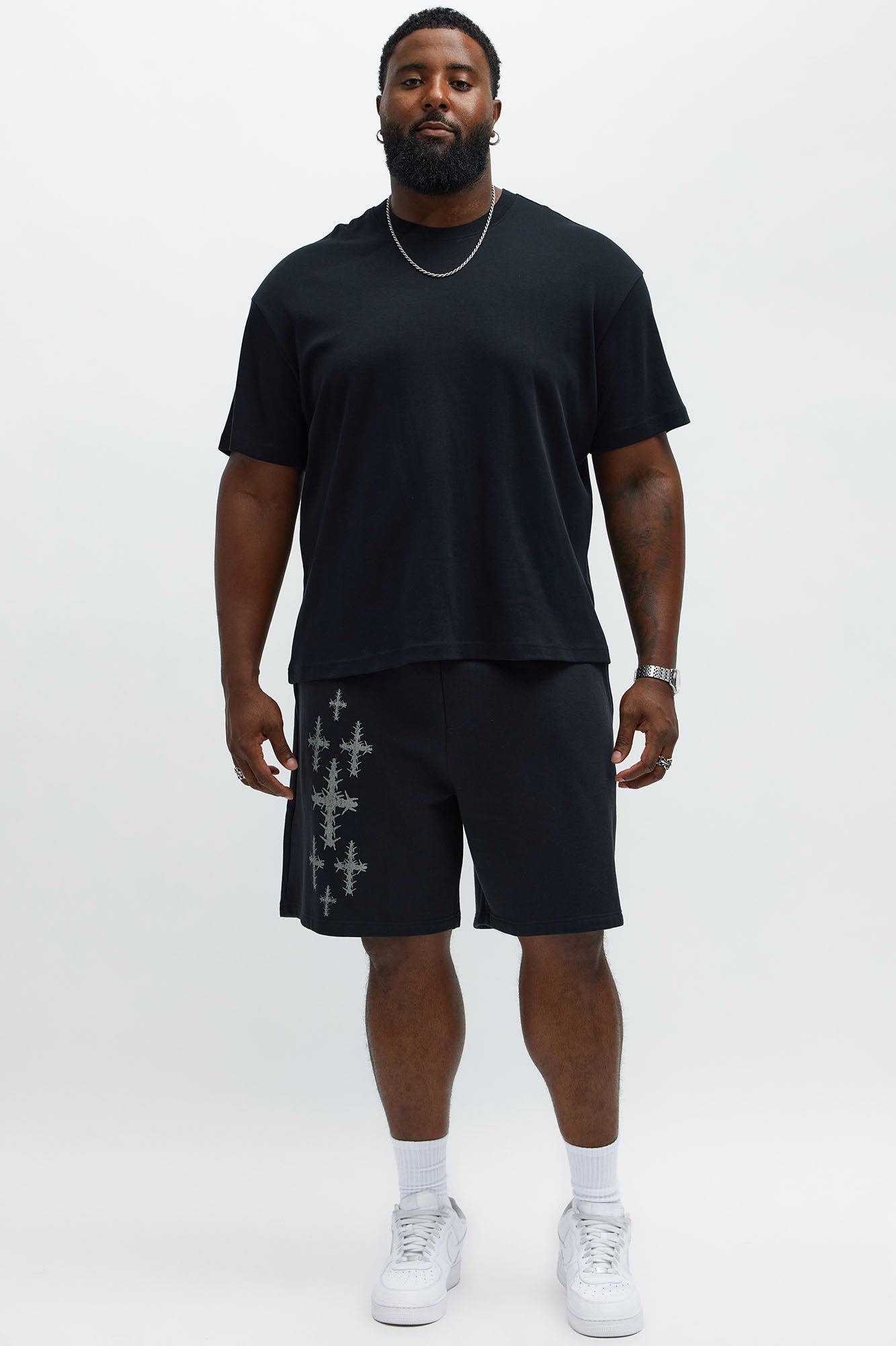 Sanctuary Delirium Baggy Sweatshort - Black