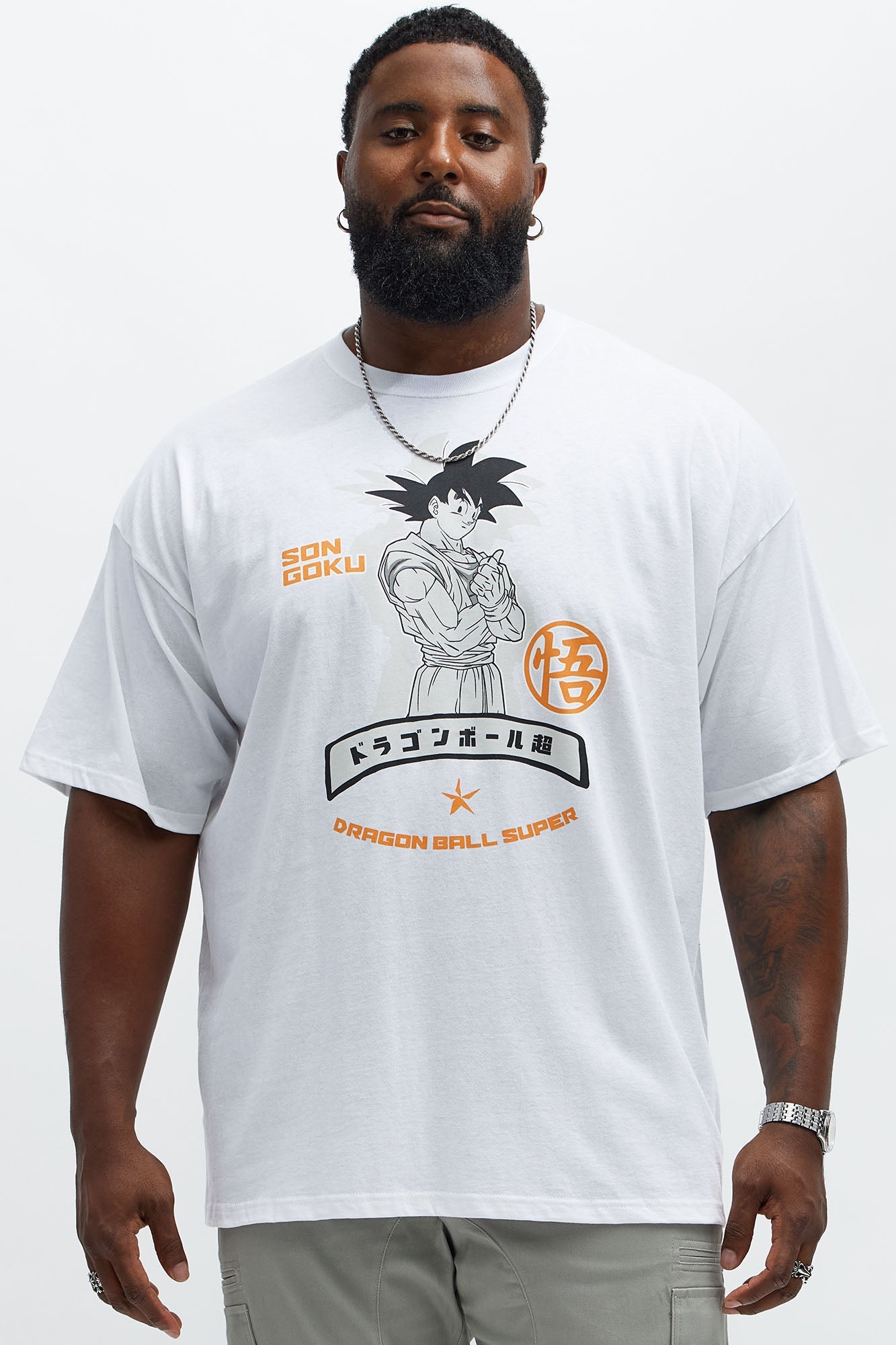 Dragon Ball Super Son Goku Short Sleeve Tee - White