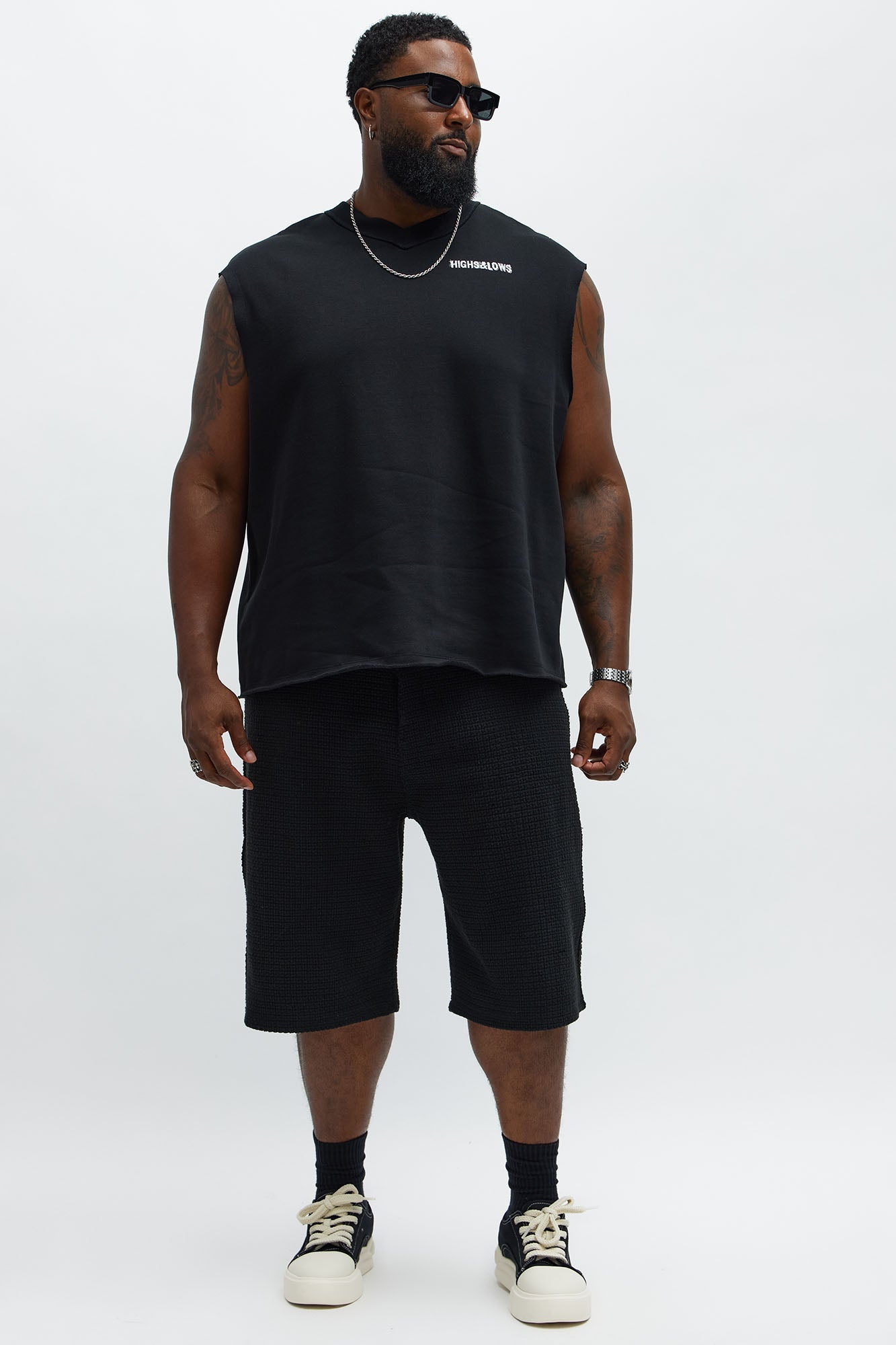 Tyson Highs And Lows Muscle Tee - Black