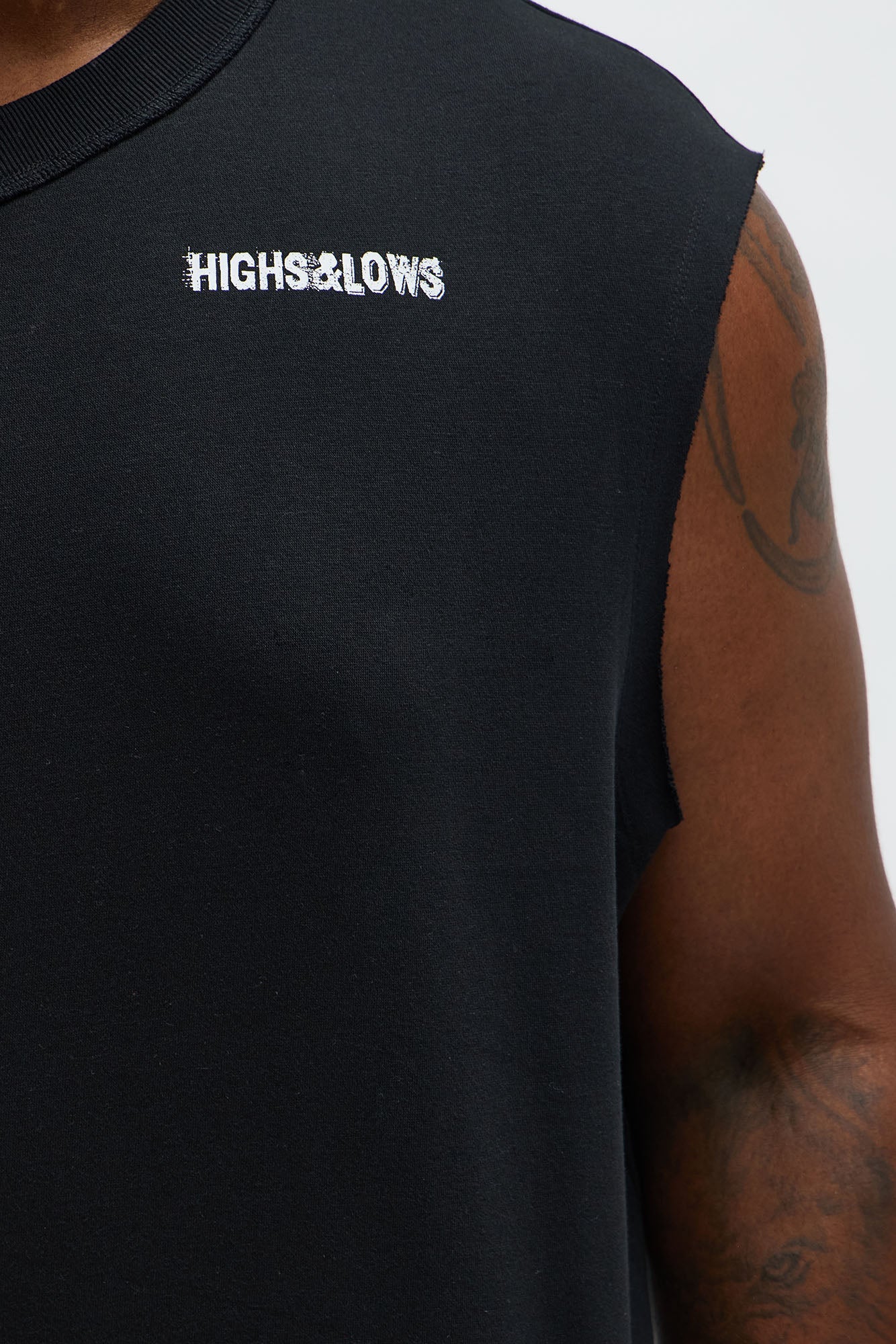 Tyson Highs And Lows Muscle Tee - Black