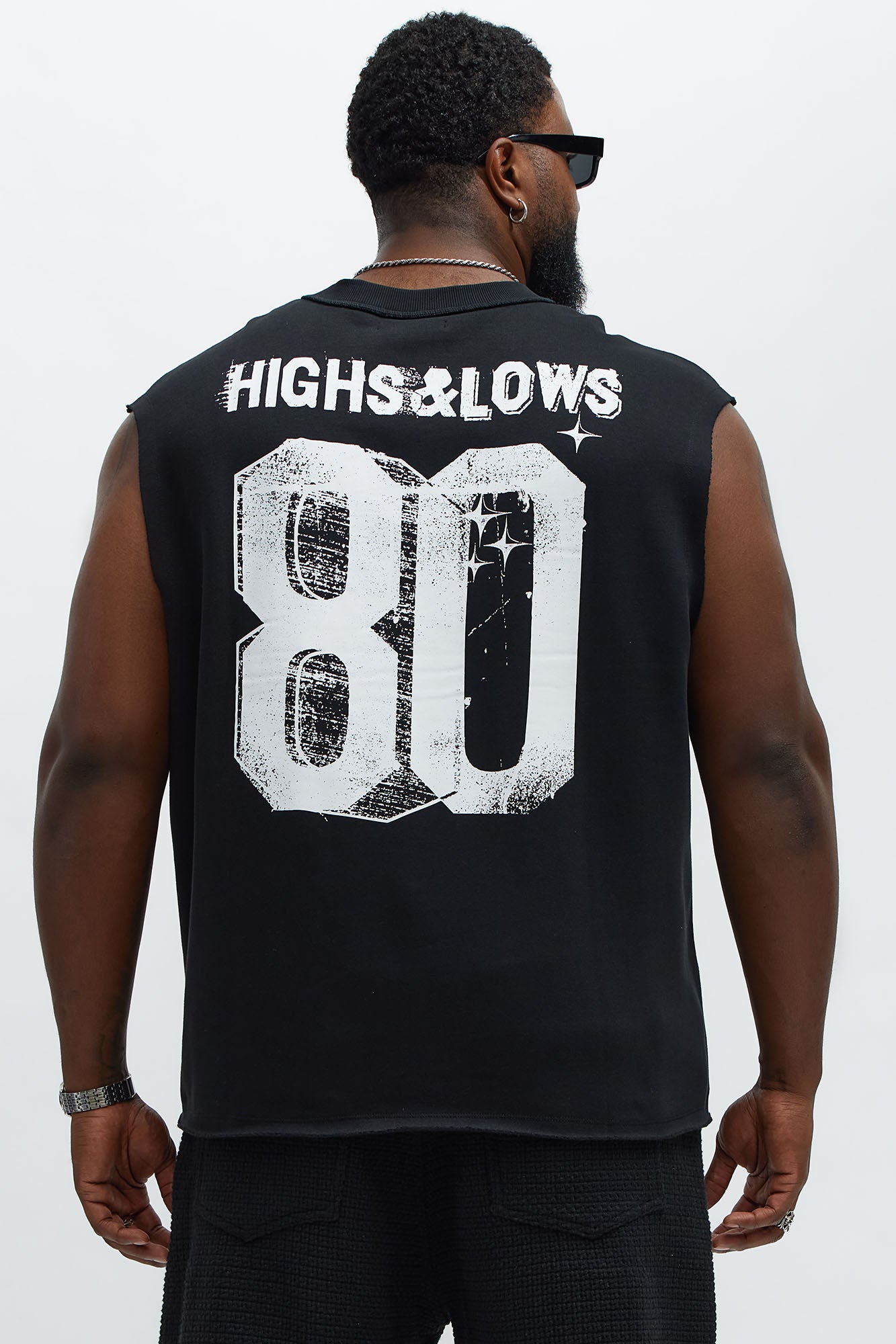 Tyson Highs And Lows Muscle Tee - Black
