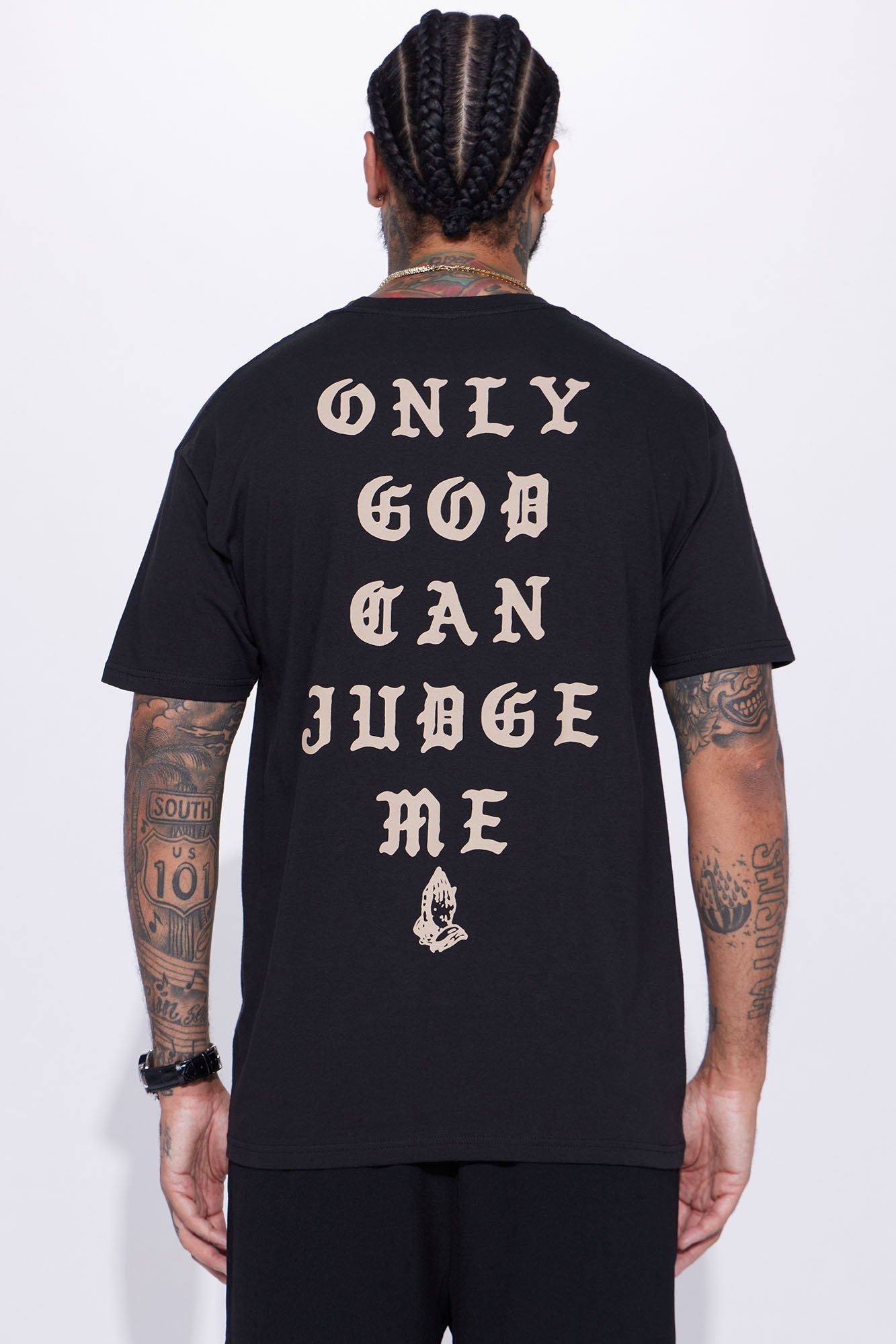 Only Judge Short Sleeve Tee - Black