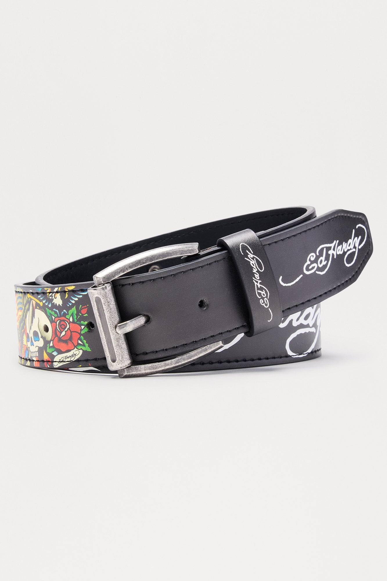 Ed Hardy Skull Belt - Black