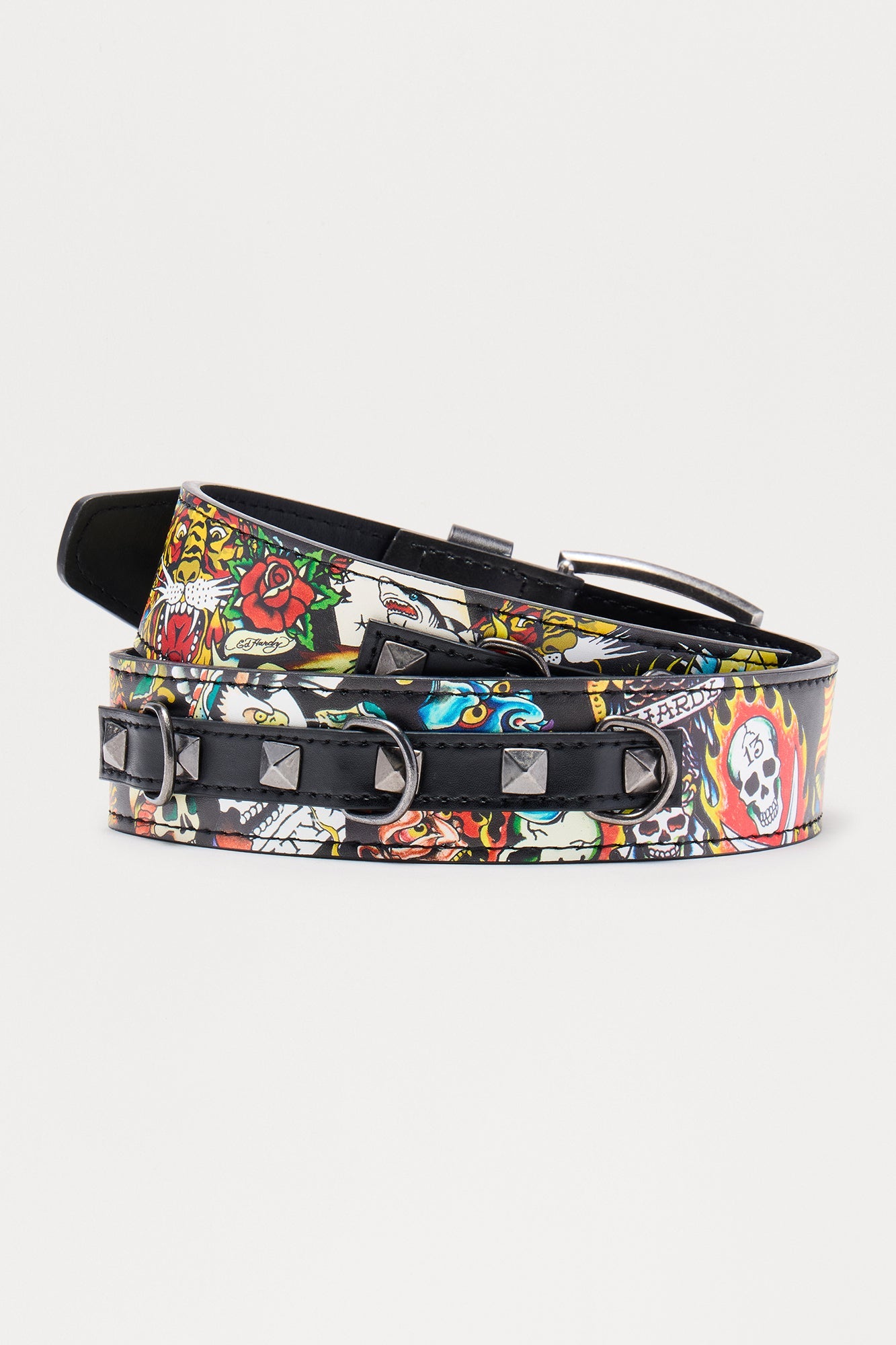 Ed Hardy Skull Belt - Black
