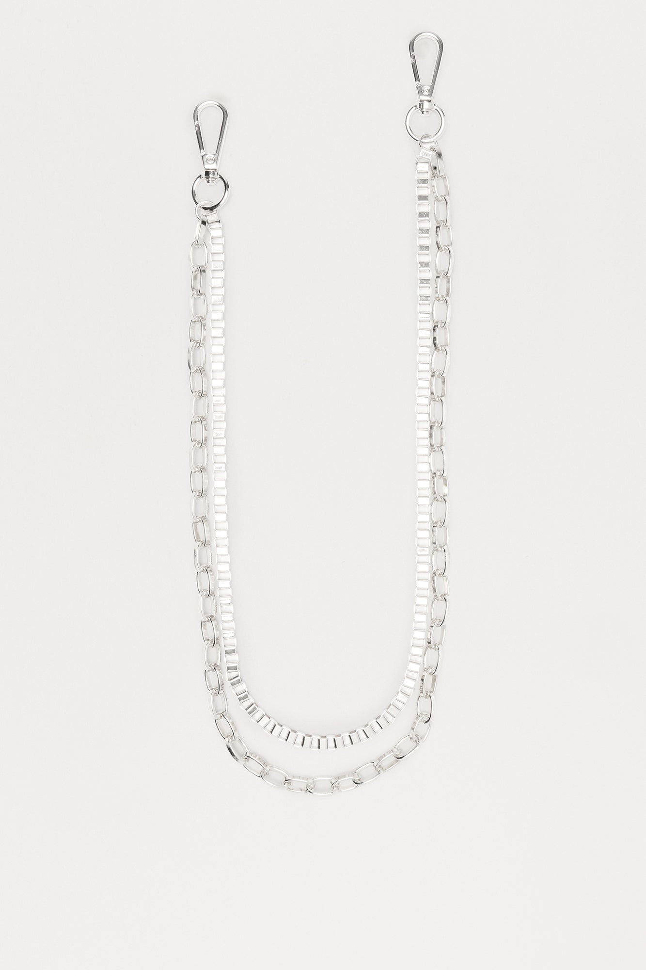 Staple Double Chain Pant Chain - Silver