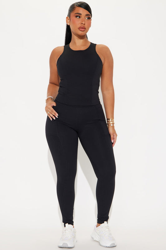 Hill Hiker Super Soft Active Legging - Black