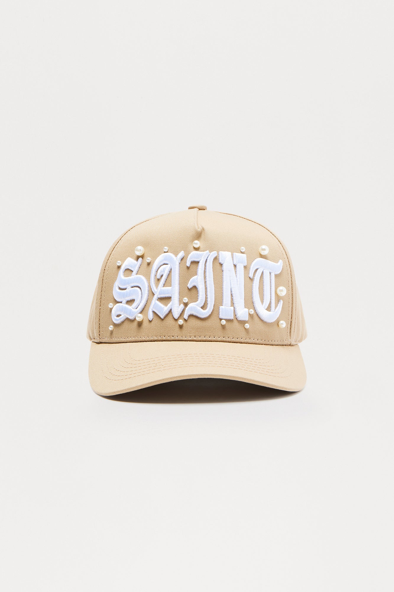 Saint Structured Snapback Hat - Tan