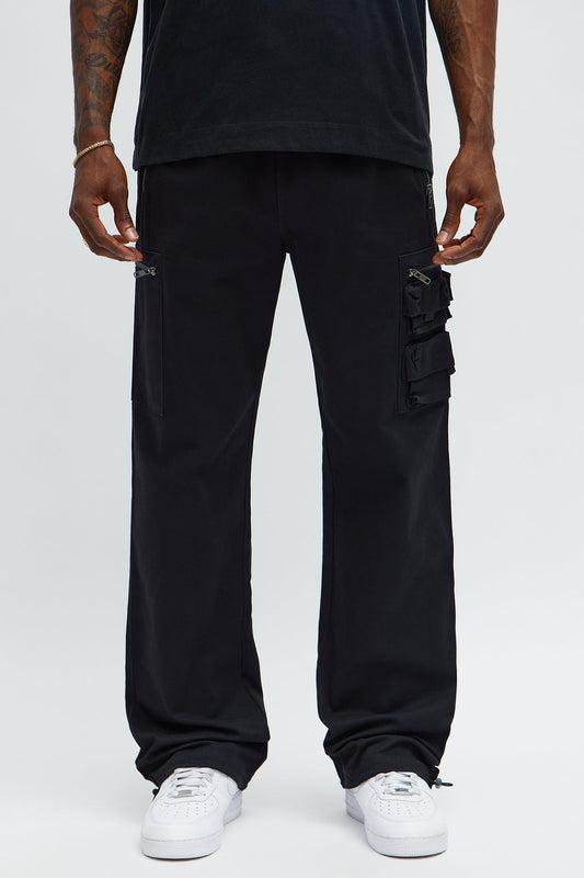 Straight Stay Busy Utility Pant - Black