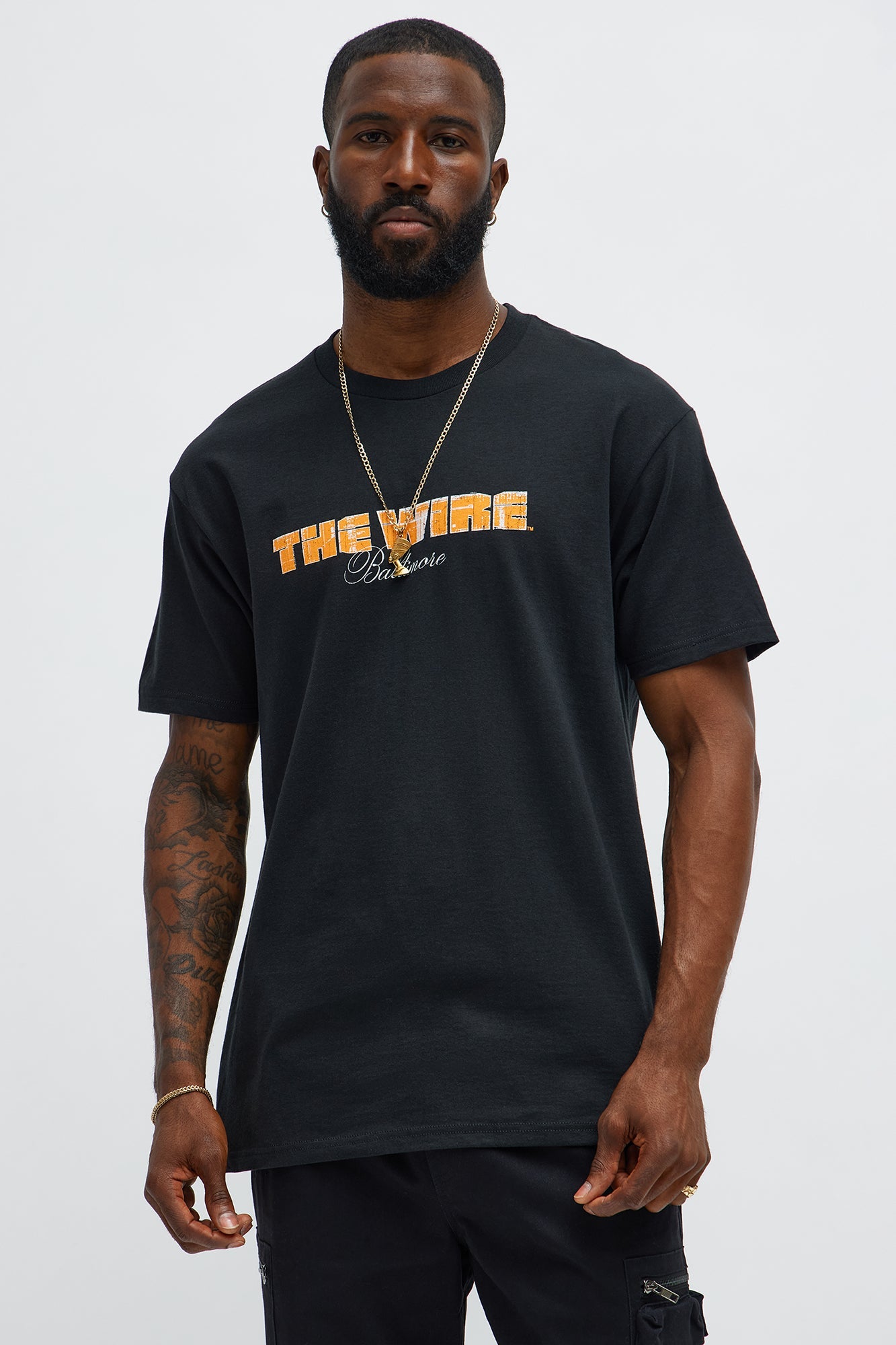 The Wire Short Sleeve Tee - Black