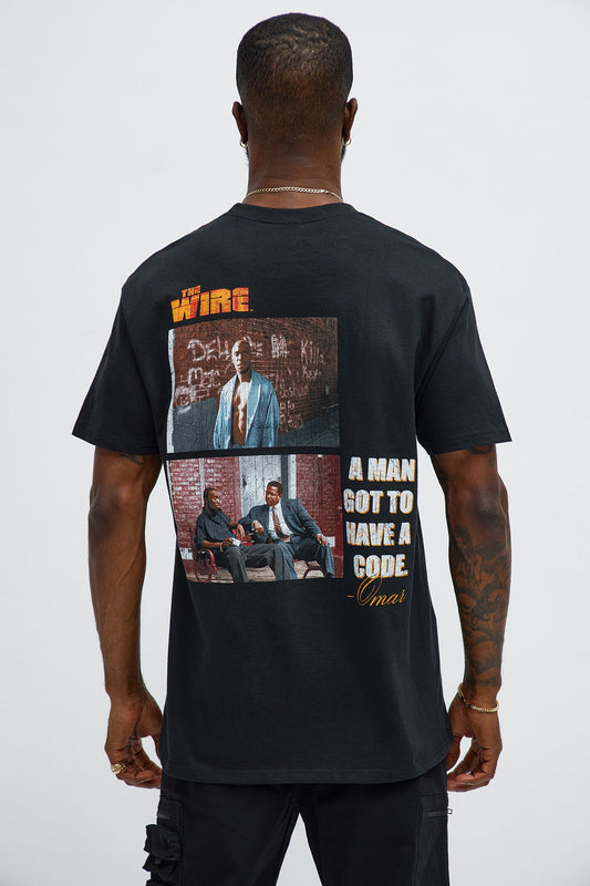 The Wire Short Sleeve Tee - Black