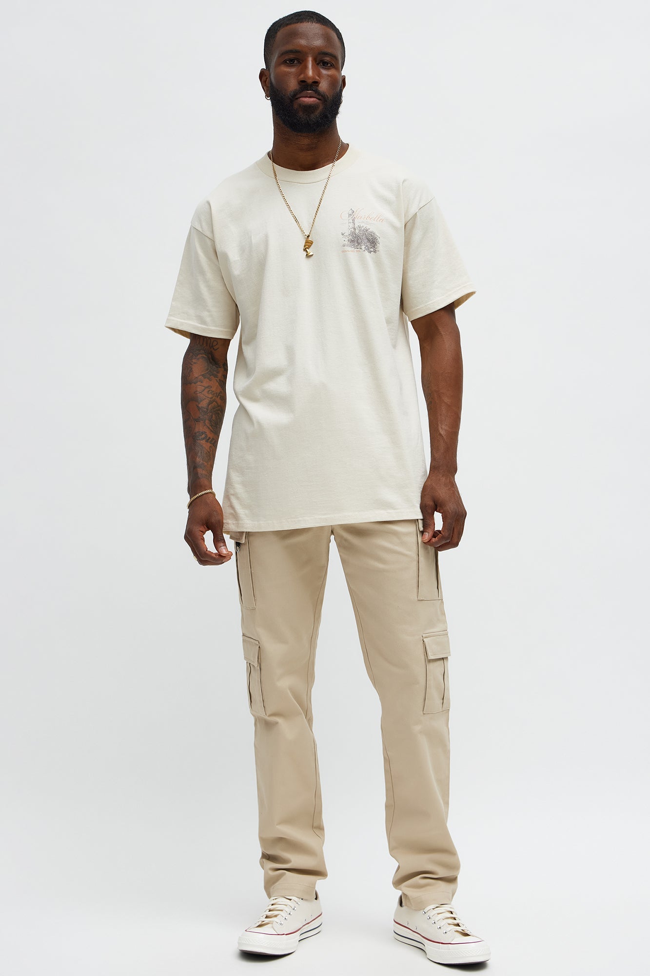 Slim Double It Cargo Pants - Khaki