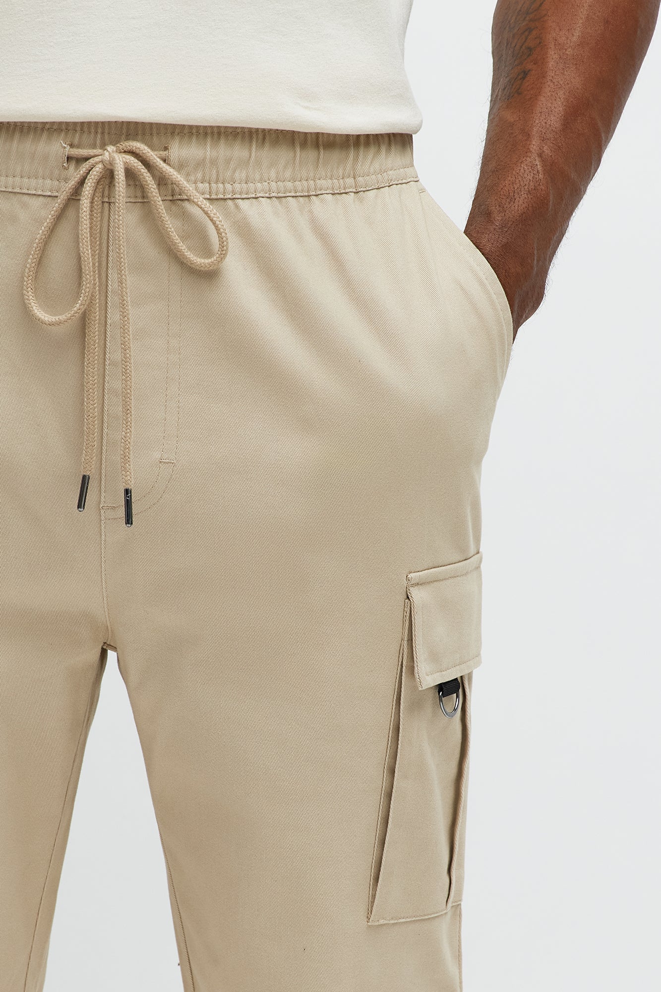 Slim Double It Cargo Pants - Khaki