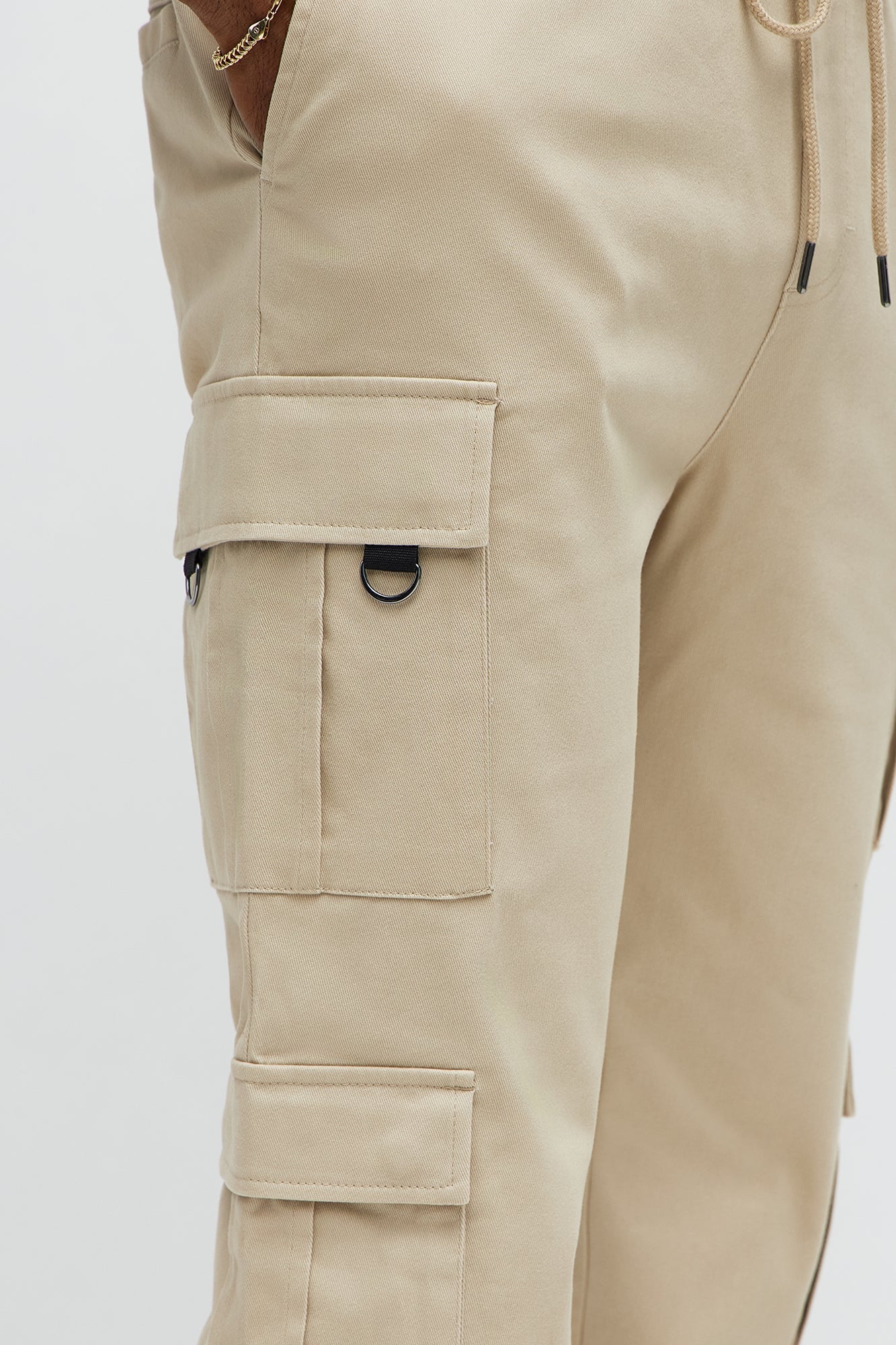 Slim Double It Cargo Pants - Khaki