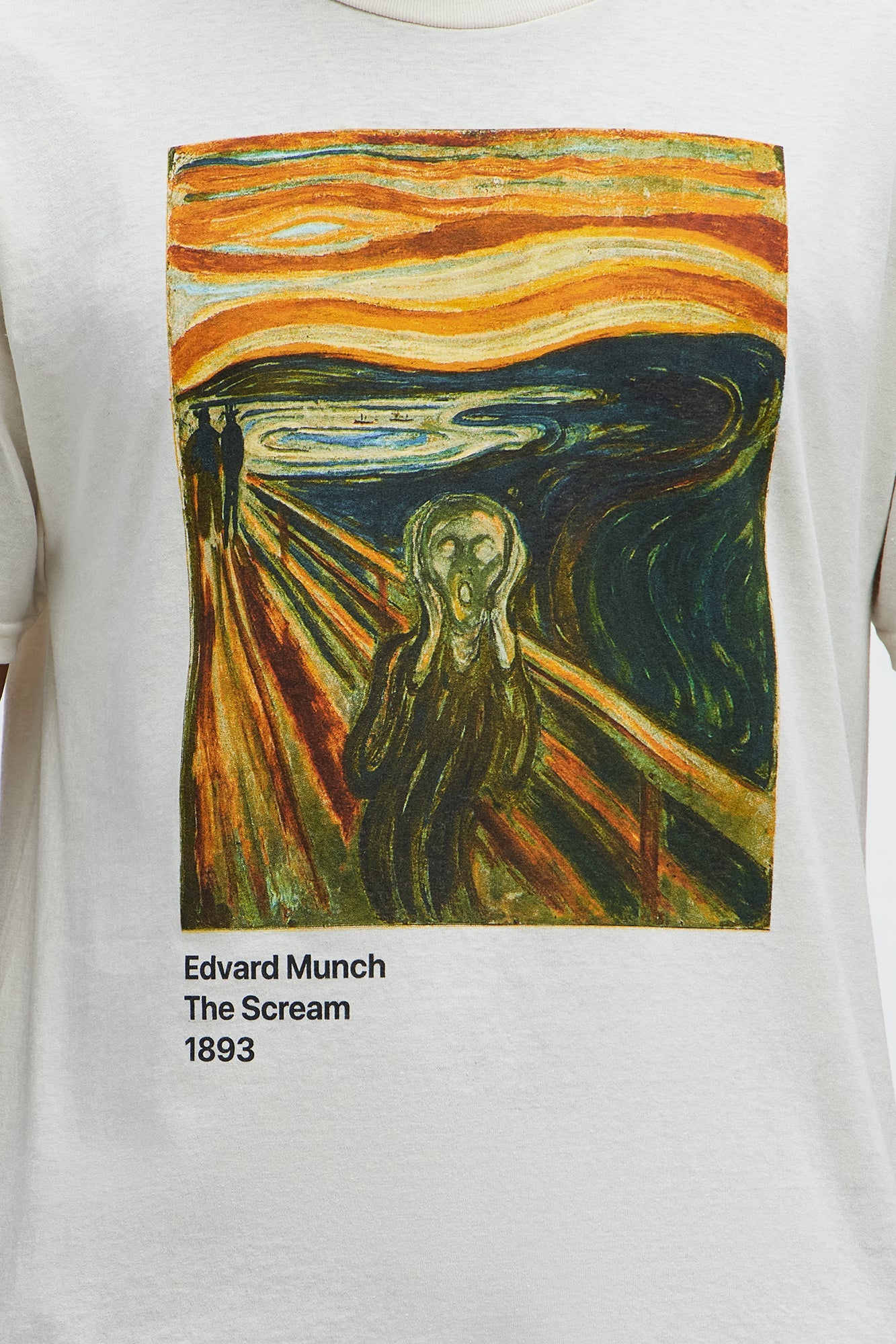 Munch The Scream Short Sleeve Tee - Natural