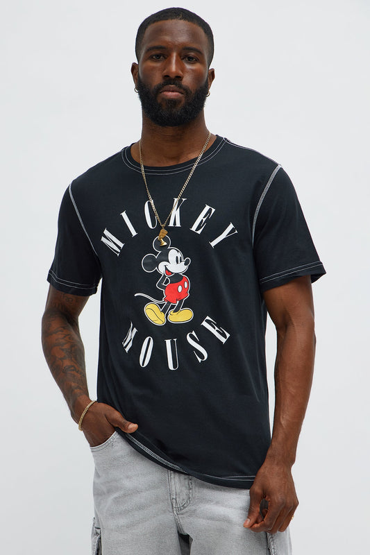 Disney Mickey Club Member Short Sleeve Tee - Black