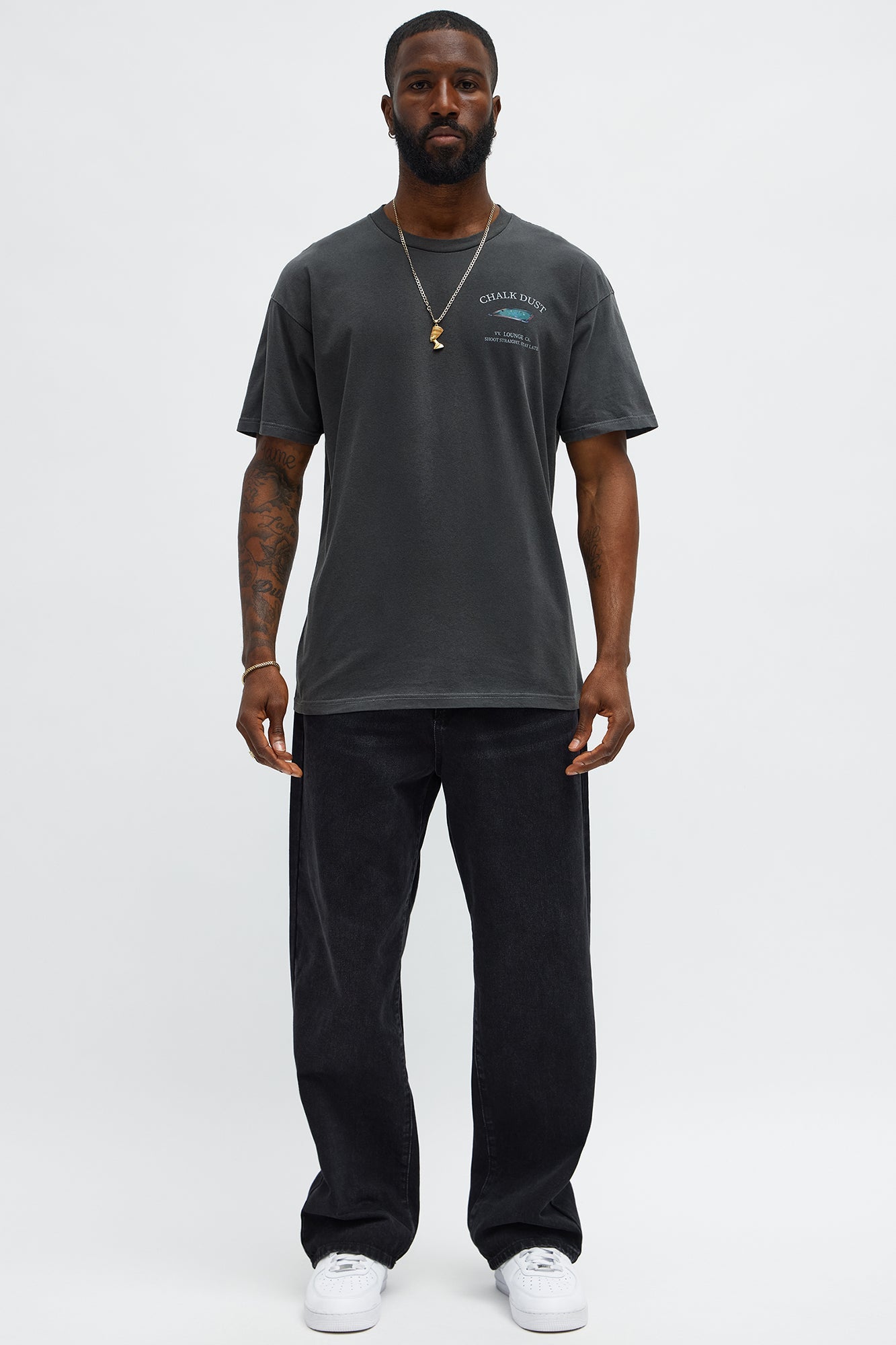 Chalk Dusk Short Sleeve Tee - Black Wash