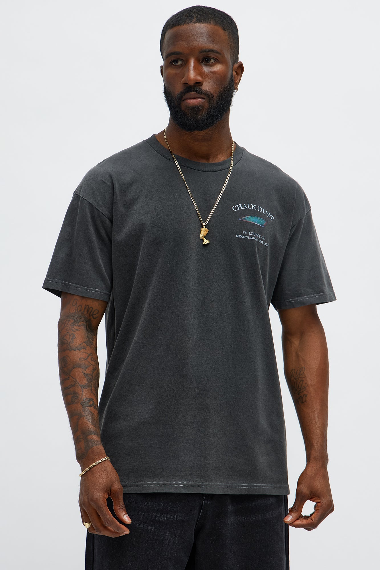 Chalk Dusk Short Sleeve Tee - Black Wash