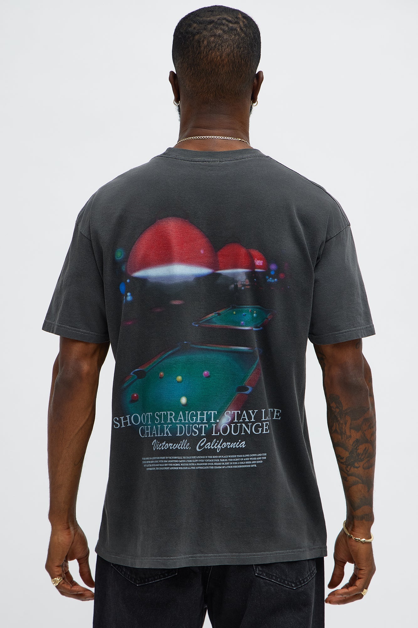 Chalk Dusk Short Sleeve Tee - Black Wash