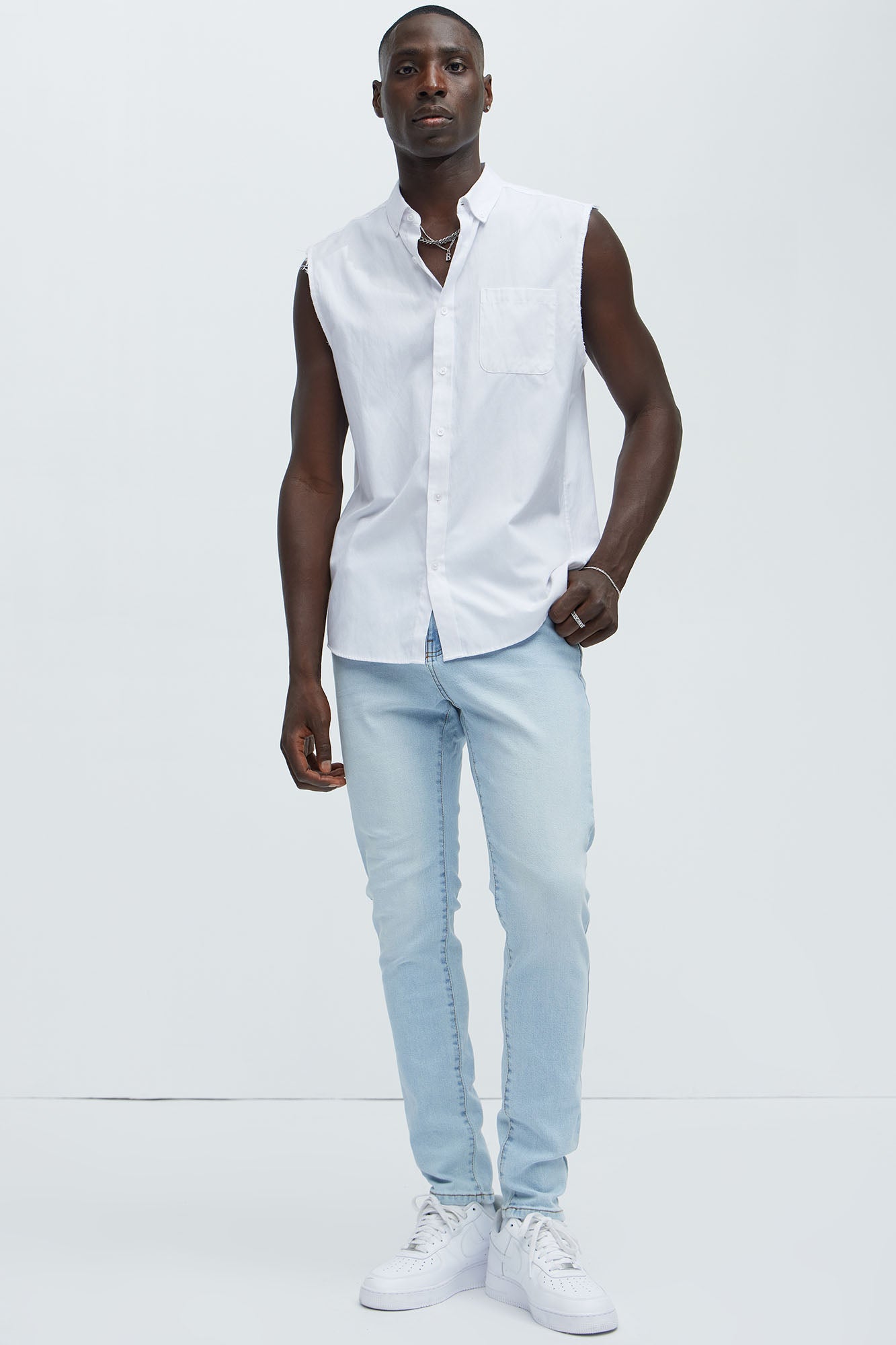 Cornell Skinny Jeans - Light Blue Wash