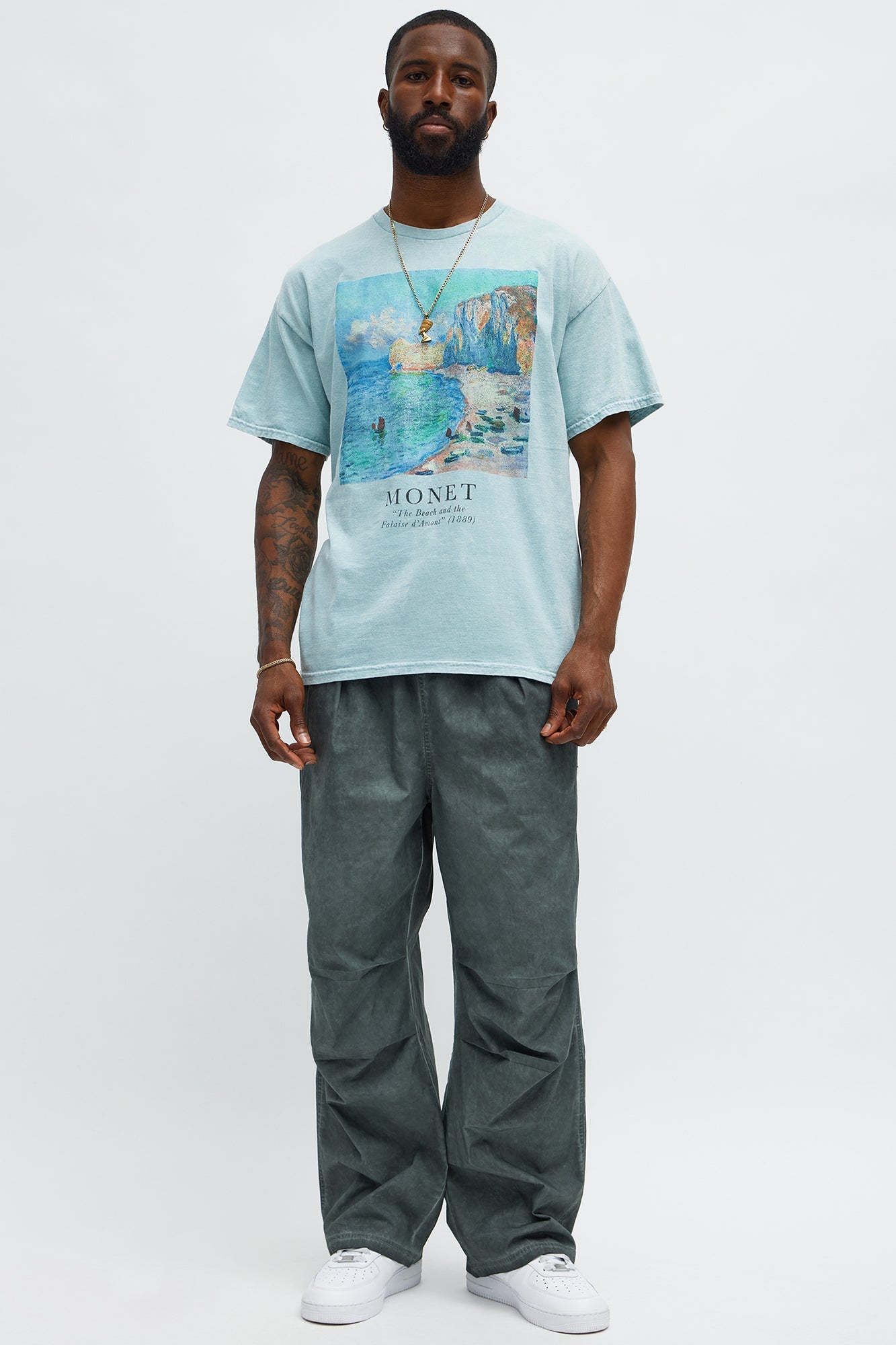 Monet The Beach Short Sleeve Tee - Teal