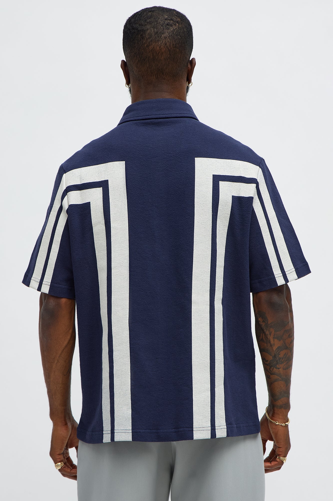 Making Ways Button Up Shirt - Navy