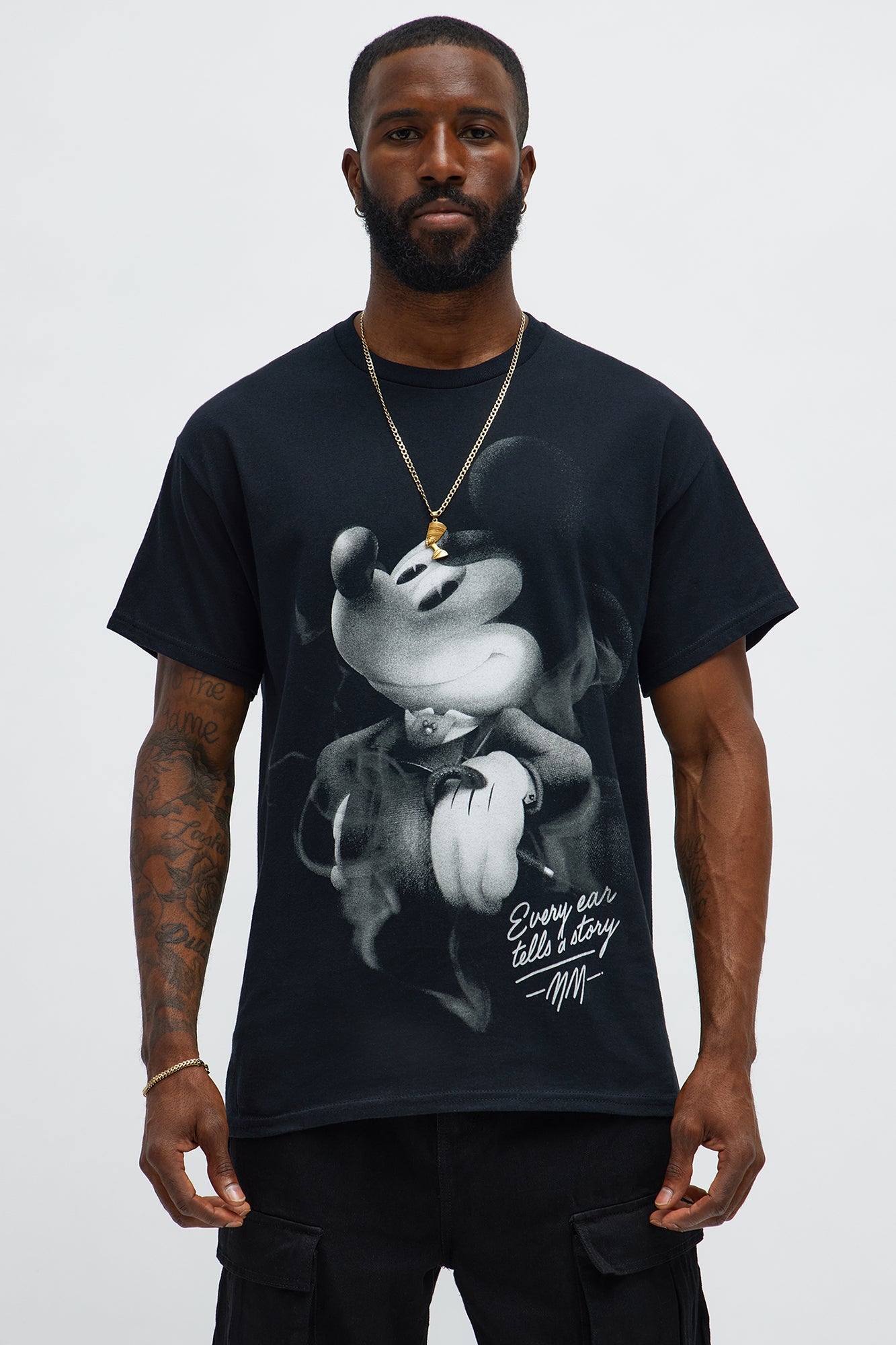 Disney Mickey Eviler Every Ear Short Sleeve Tee - Black