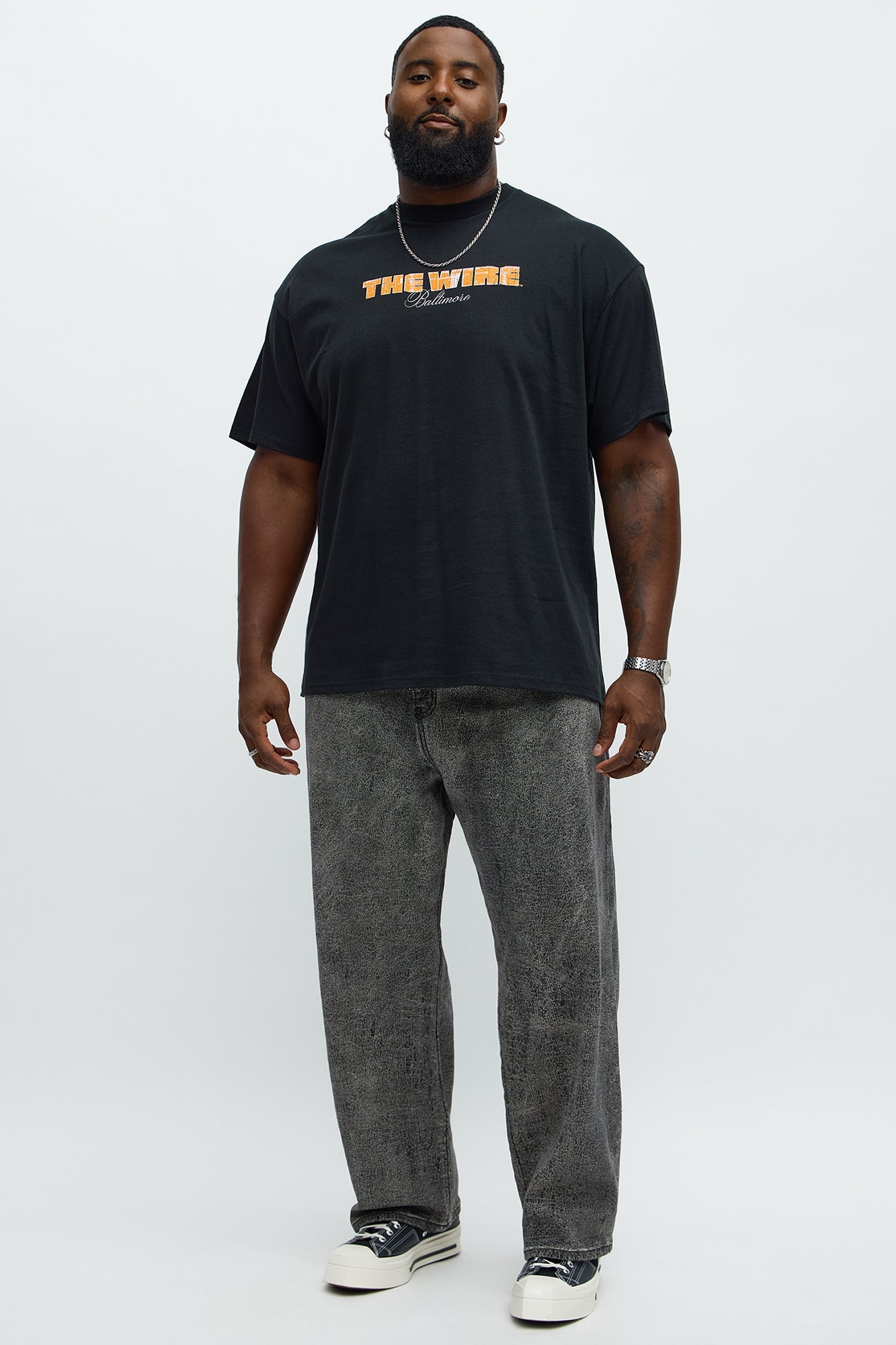 The Wire Short Sleeve Tee - Black