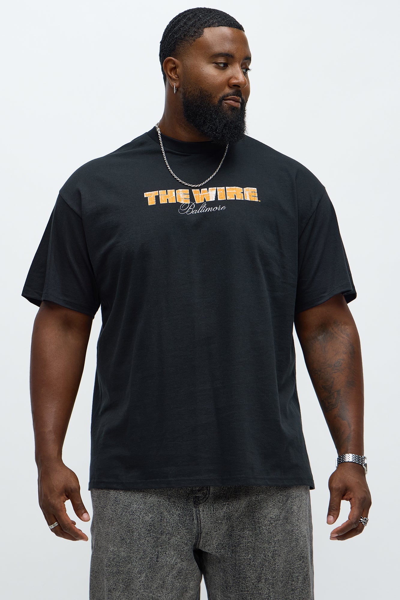 The Wire Short Sleeve Tee - Black