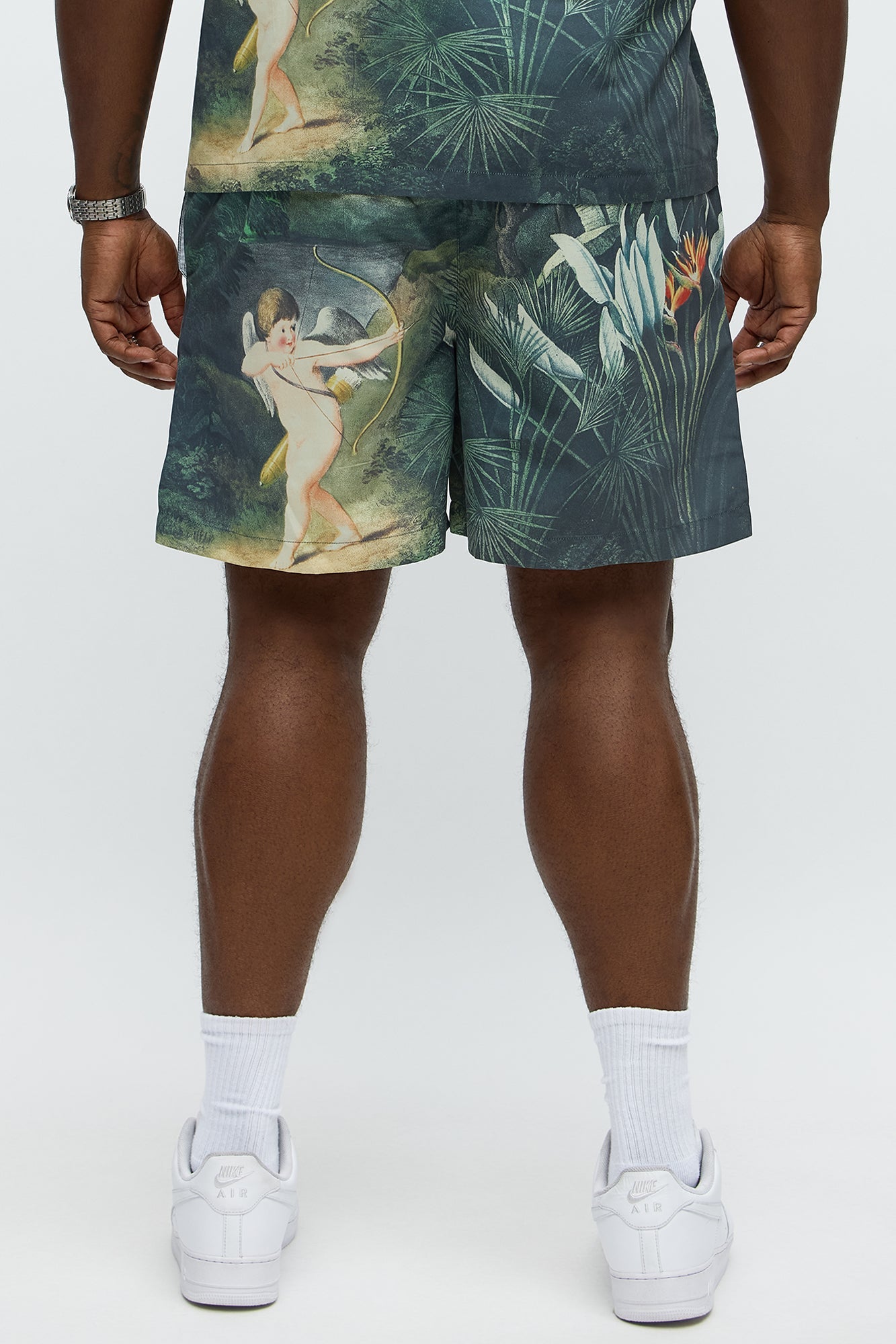 Cupid Relaxed Drawstring Shorts - Multi Color