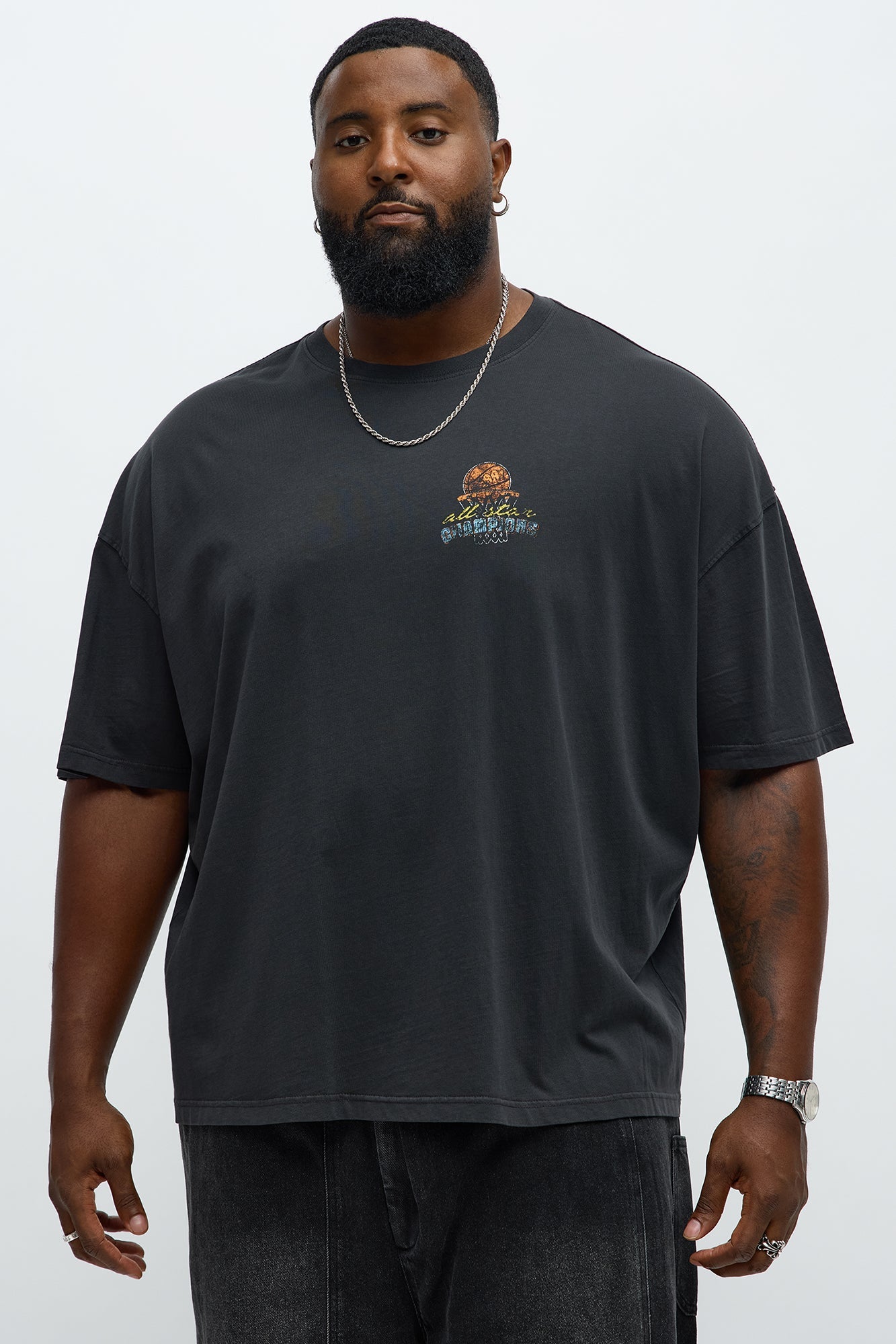 Champions Arizona Desert Bowl Oversized Short Sleeve Tee - Black Wash