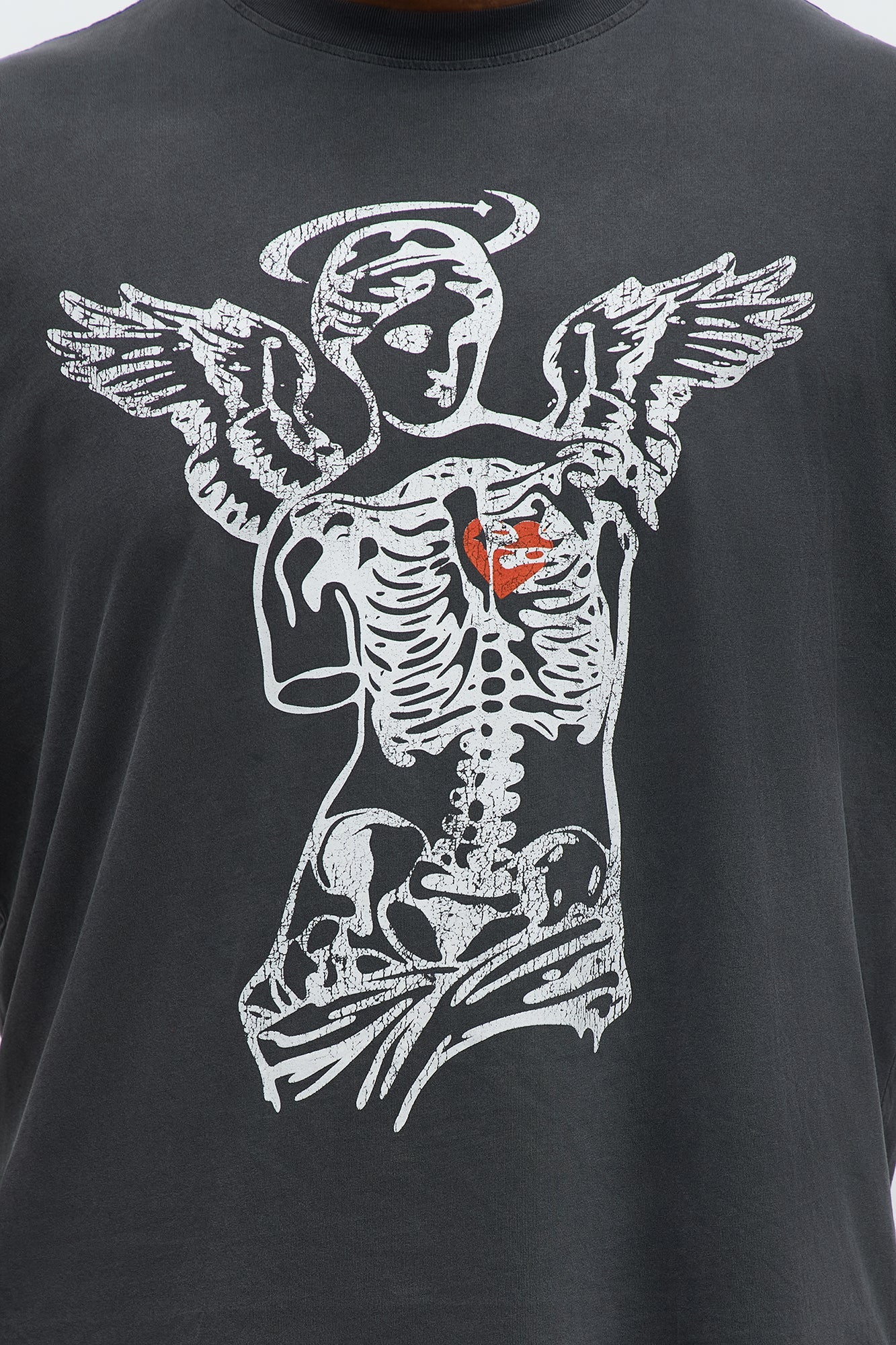 Halos Heartbreakers Club Short Sleeve Tee - Black Wash