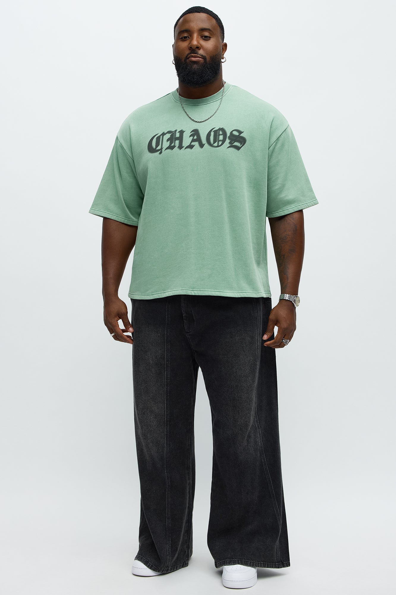 Chaos Oversized Tee - Green