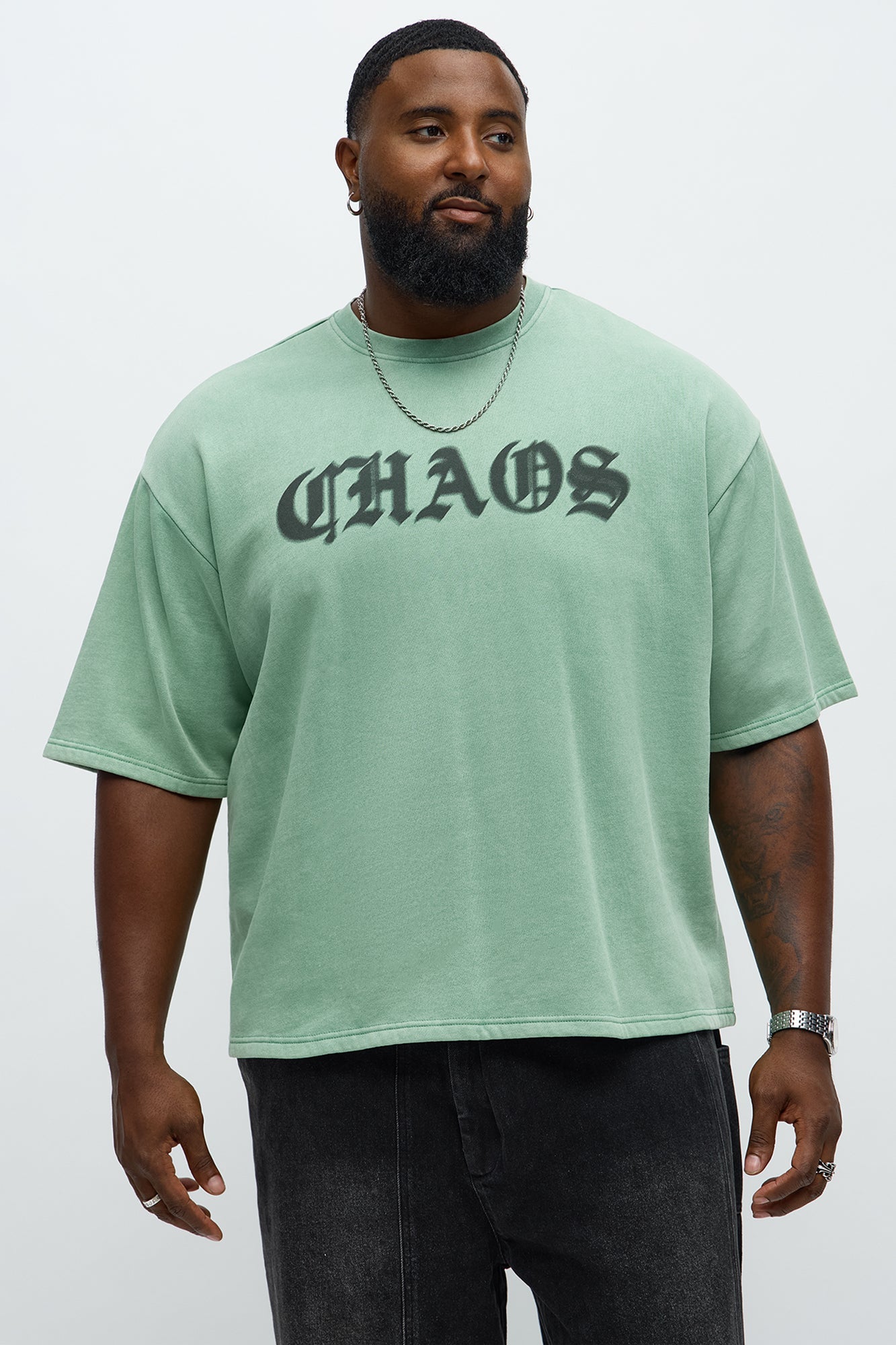 Chaos Oversized Tee - Green