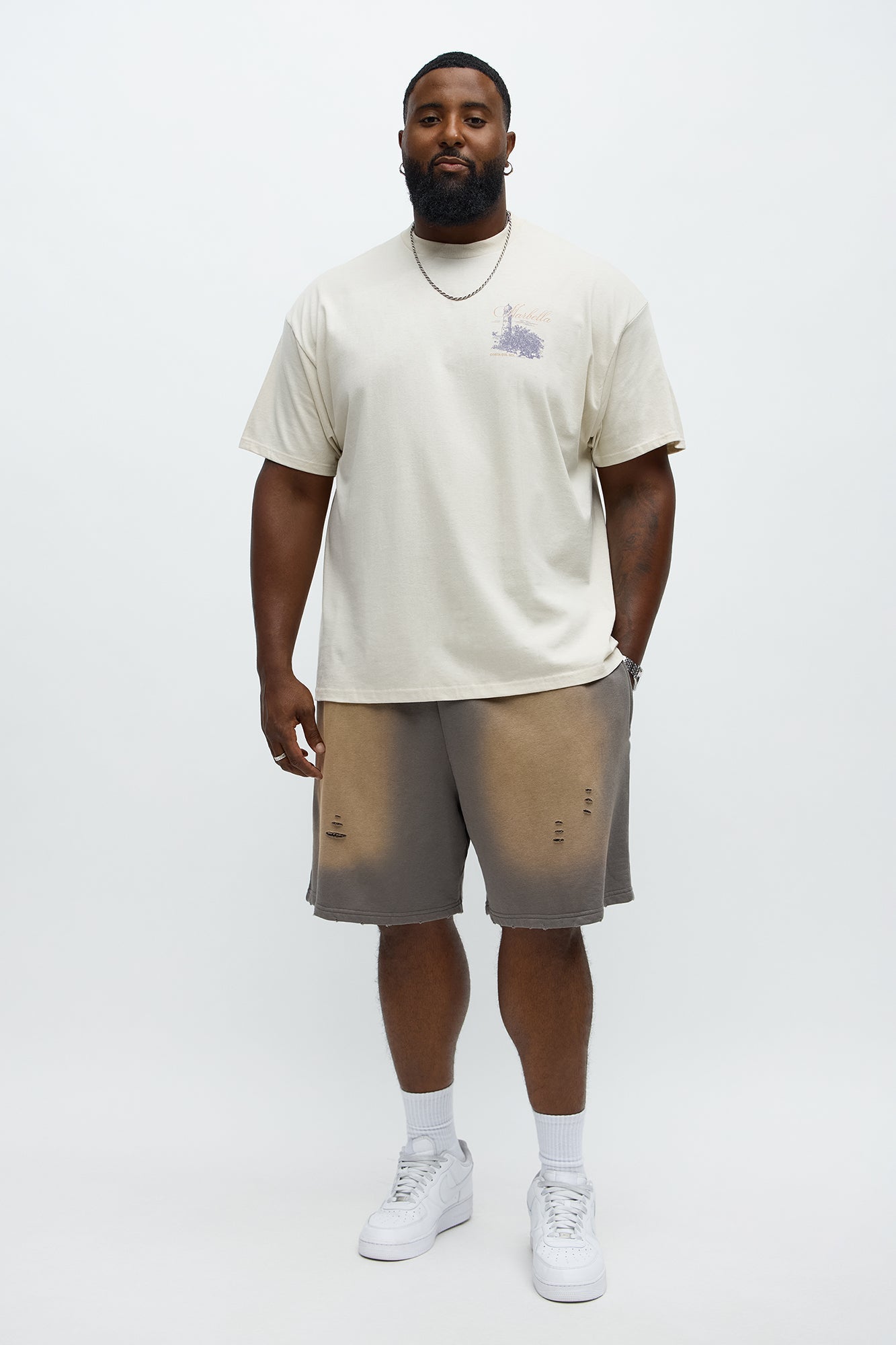 Marbella Spain Short Sleeve Tee - Cream