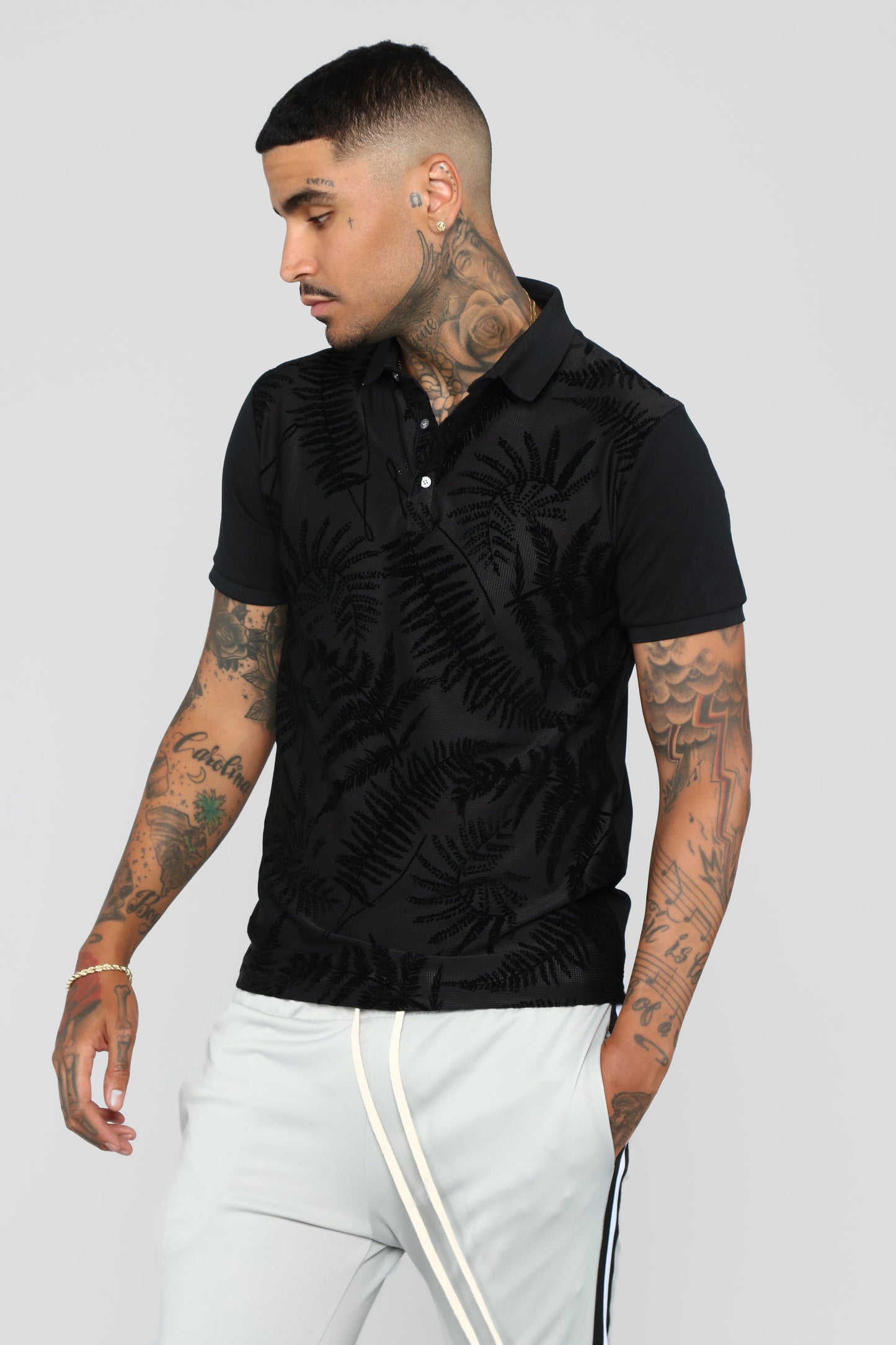 Breezy Short Sleeve Polo - Black