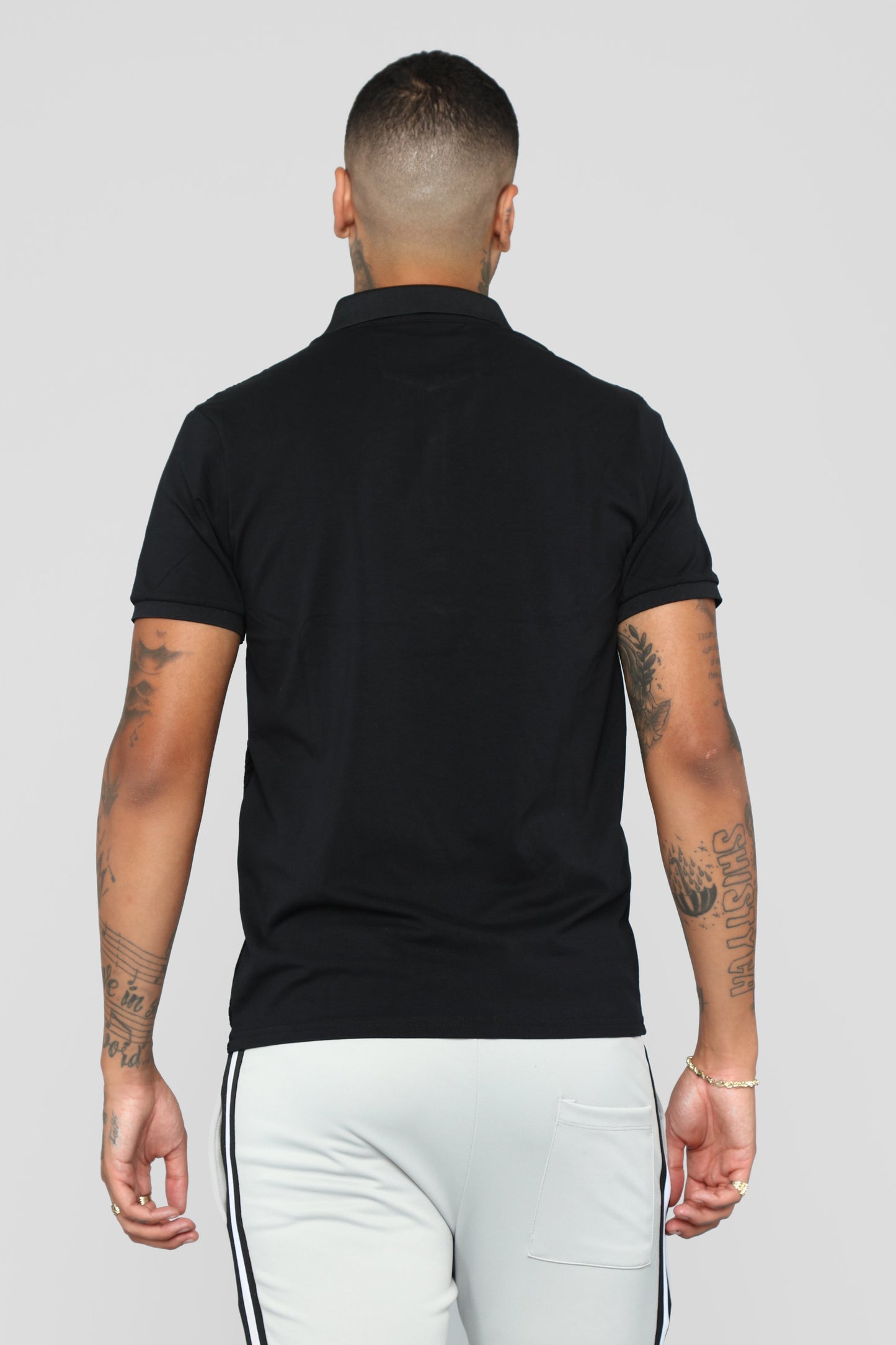 Breezy Short Sleeve Polo - Black