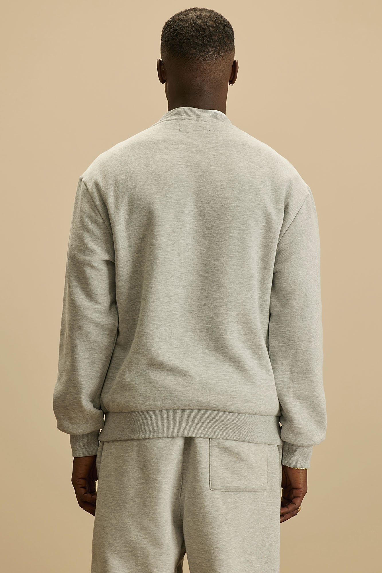 Tyson Crew Neck Sweatshirt - Heather Grey