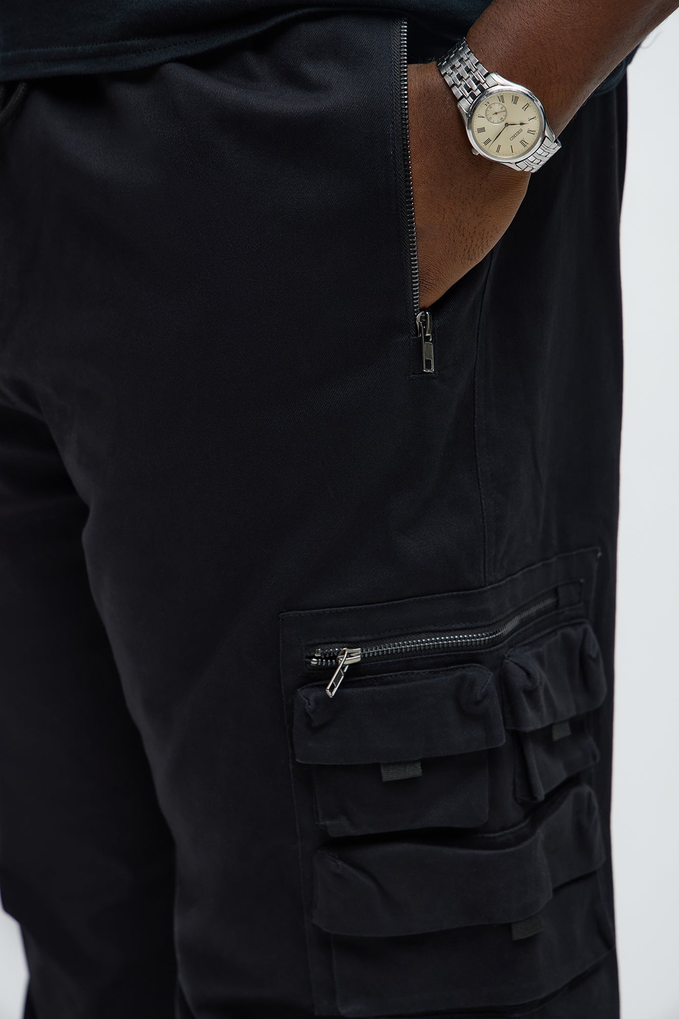 Straight Stay Busy Utility Pant - Black