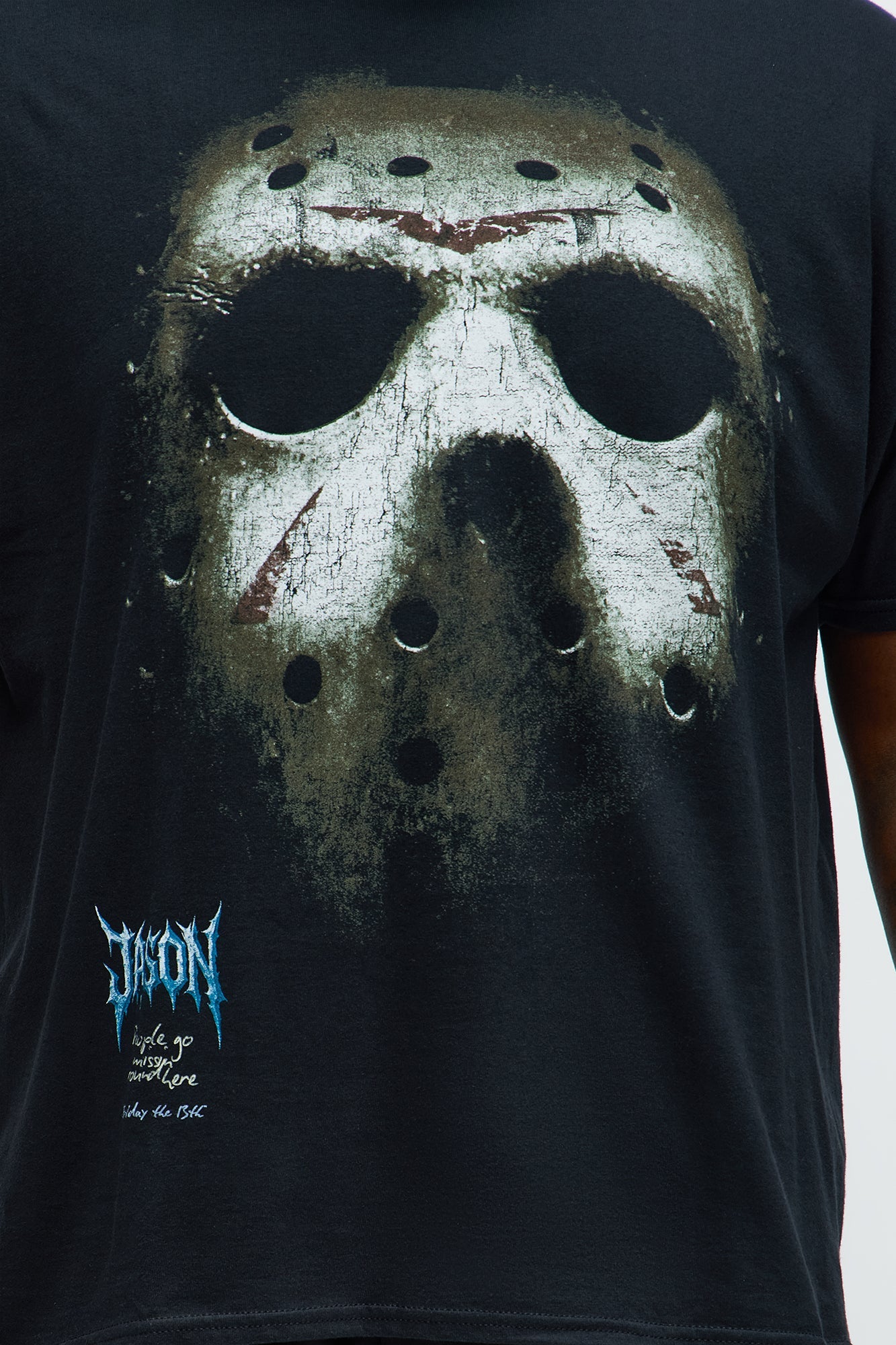 Friday The 13th People Go Missing Short Sleeve Tee - Black