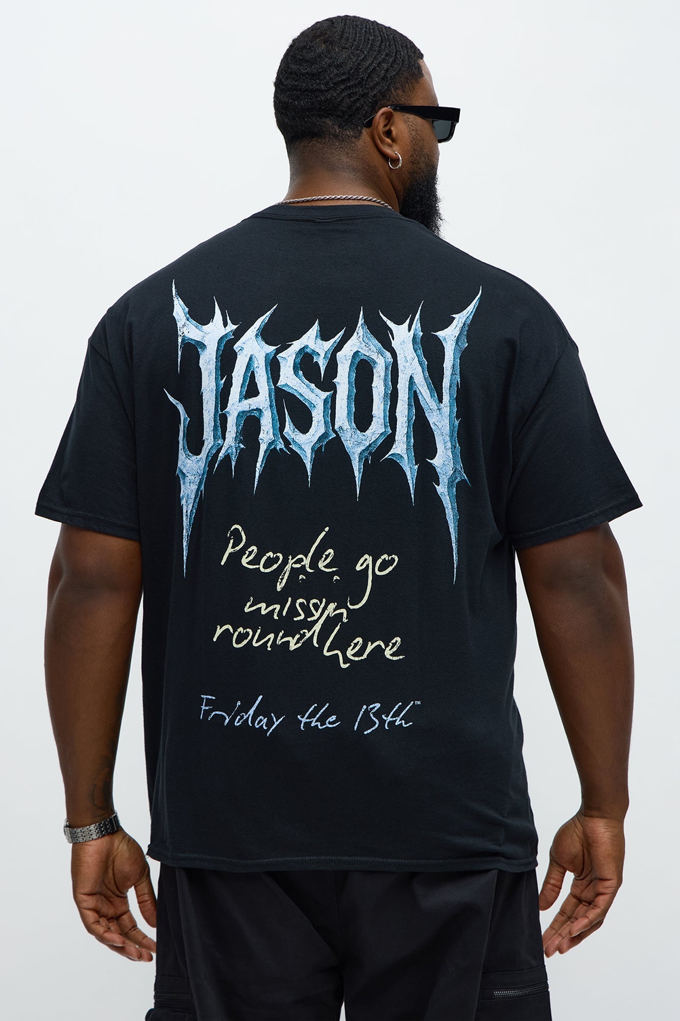 Friday The 13th People Go Missing Short Sleeve Tee - Black