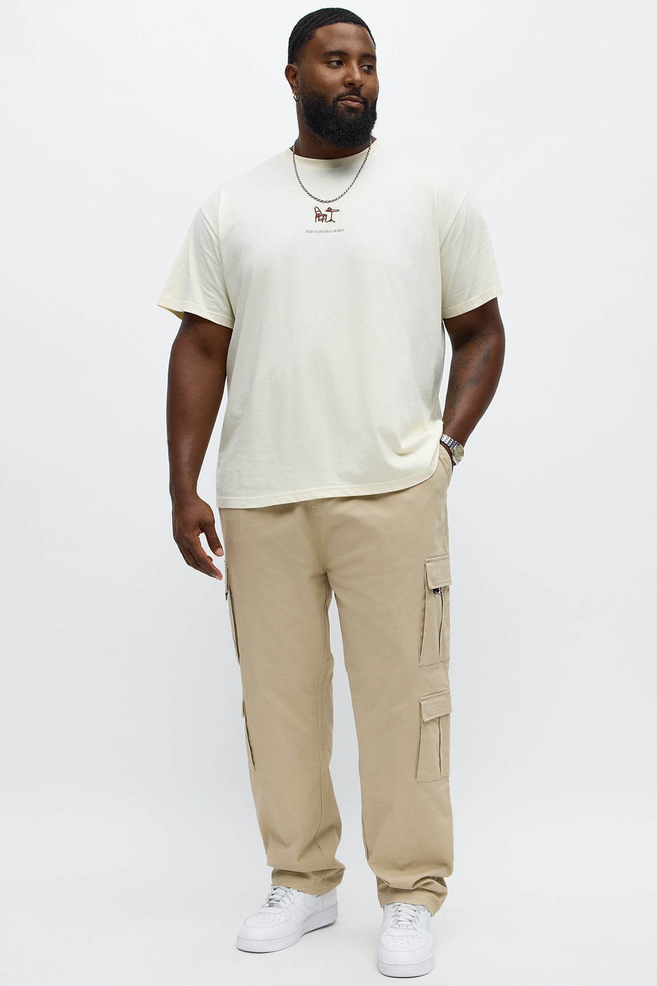 Slim Double It Cargo Pants - Khaki