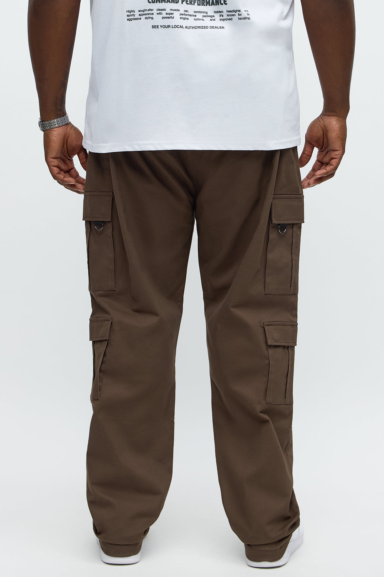 Slim Double It Cargo Pants - Brown