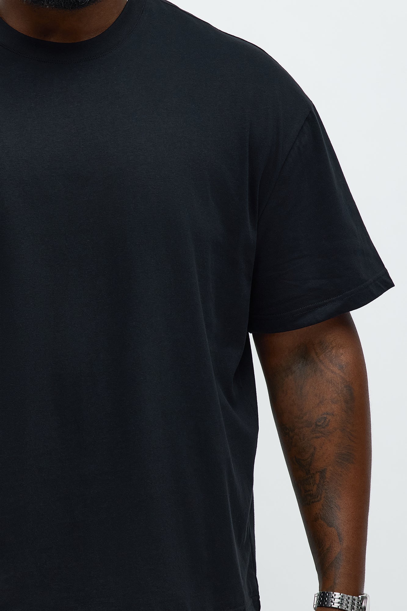 Relaxed Premium Midweight Tee - Black