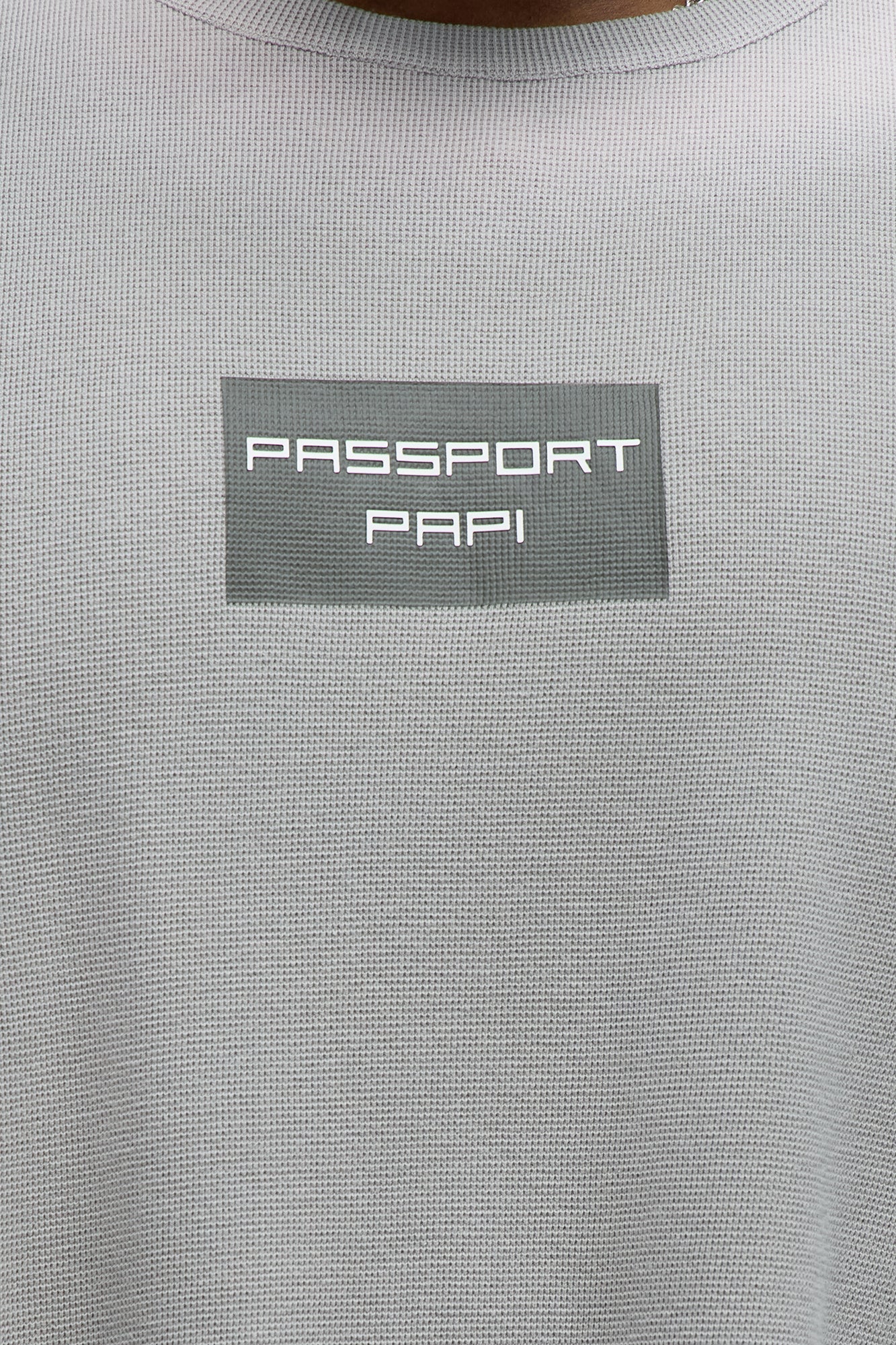 Relaxed Washed Quote Muscle Tank - Dark Grey