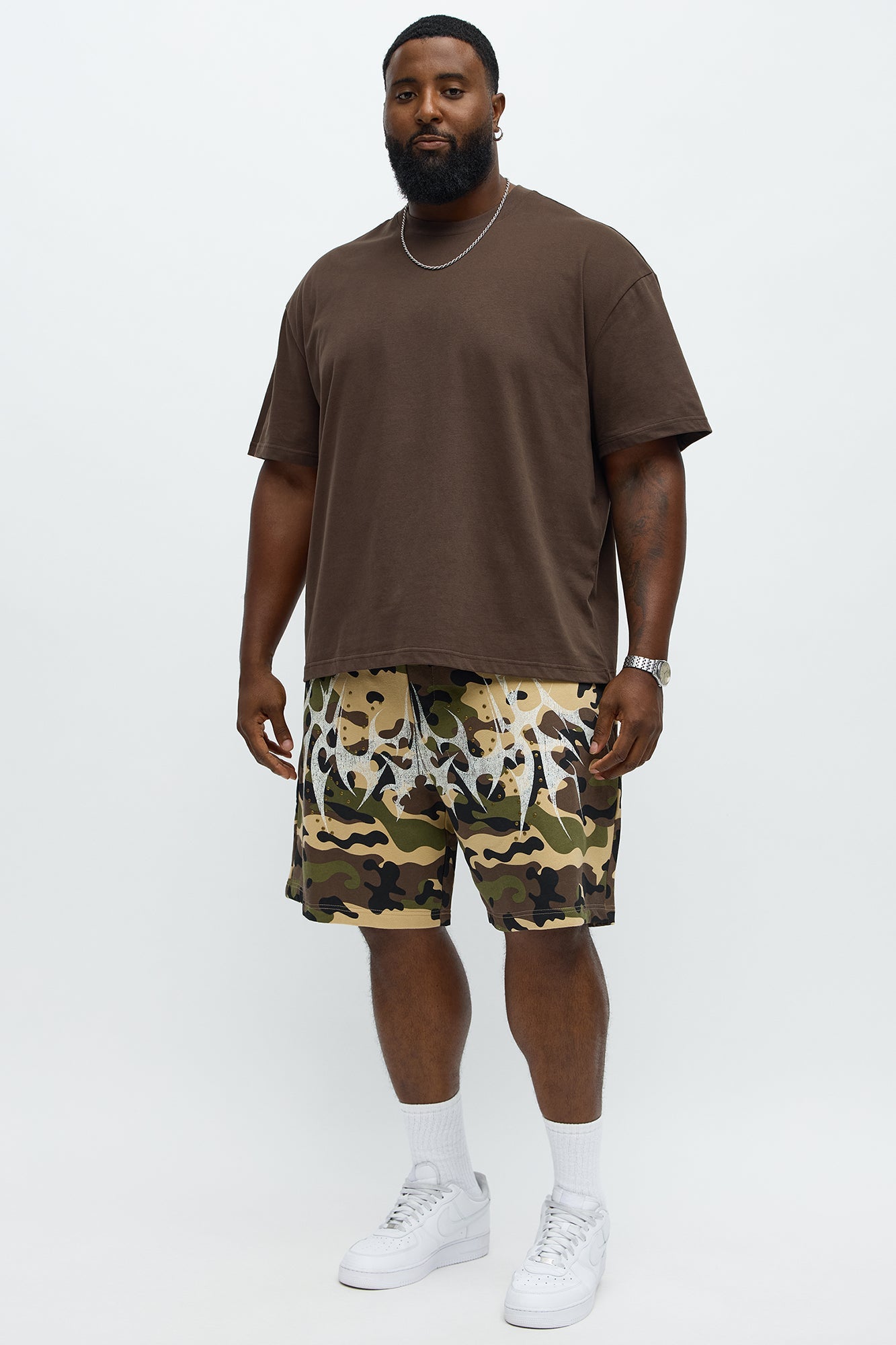 Relaxed Premium Midweight Tee - Brown