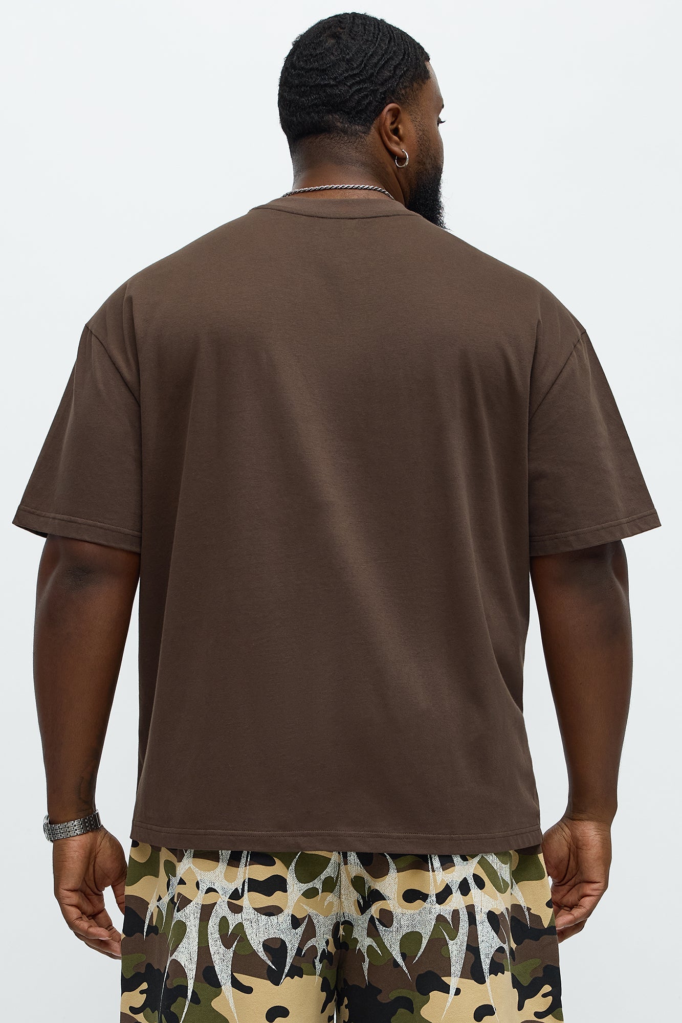 Relaxed Premium Midweight Tee - Brown