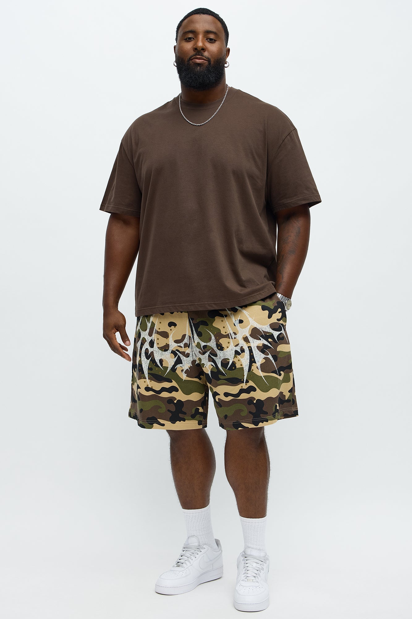 Metal Camo Sweatshort - Camouflage